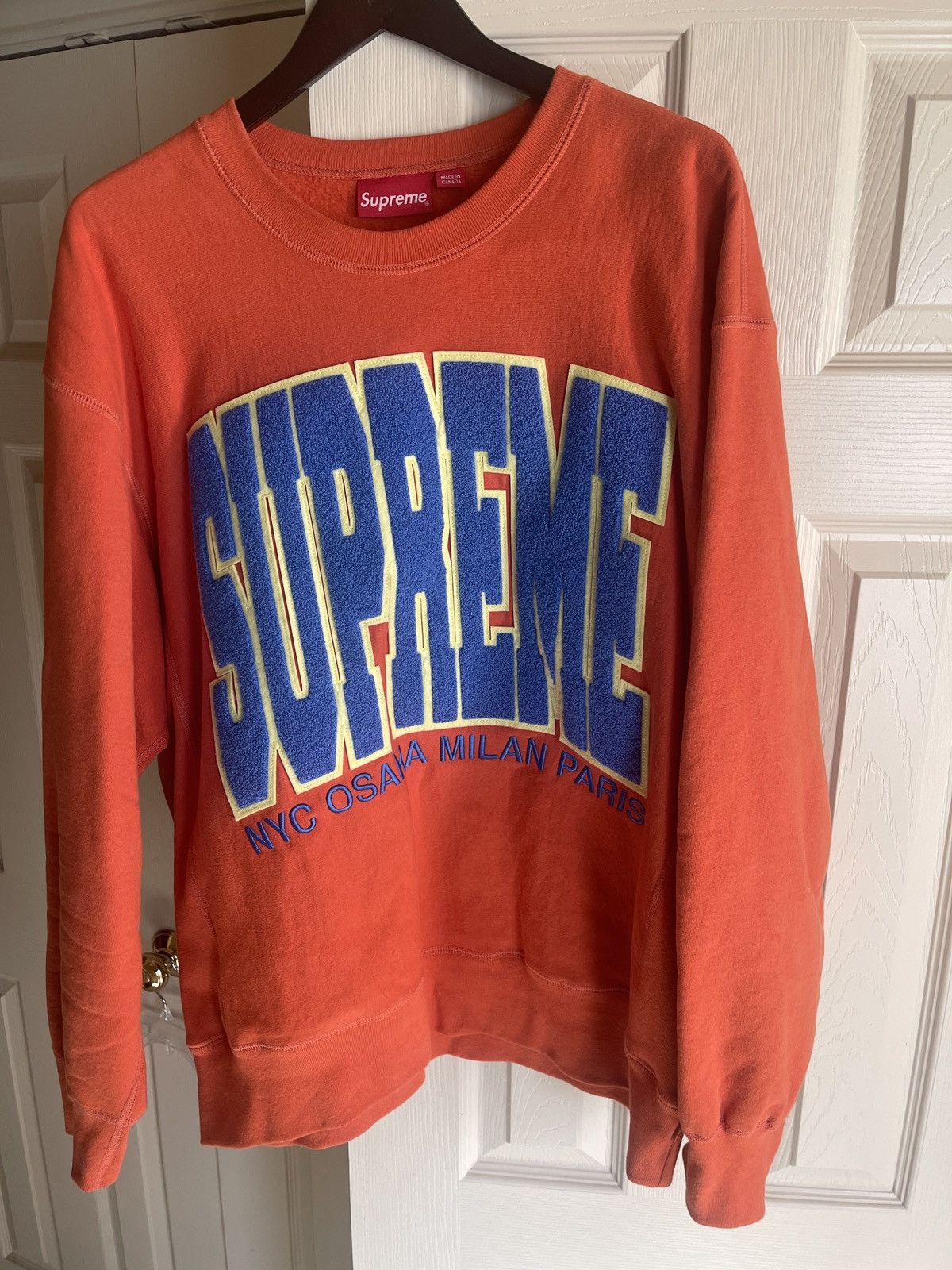 NEW Supreme Cities Arc Crewneck  Clothes design, Fashion, Cotton fleece