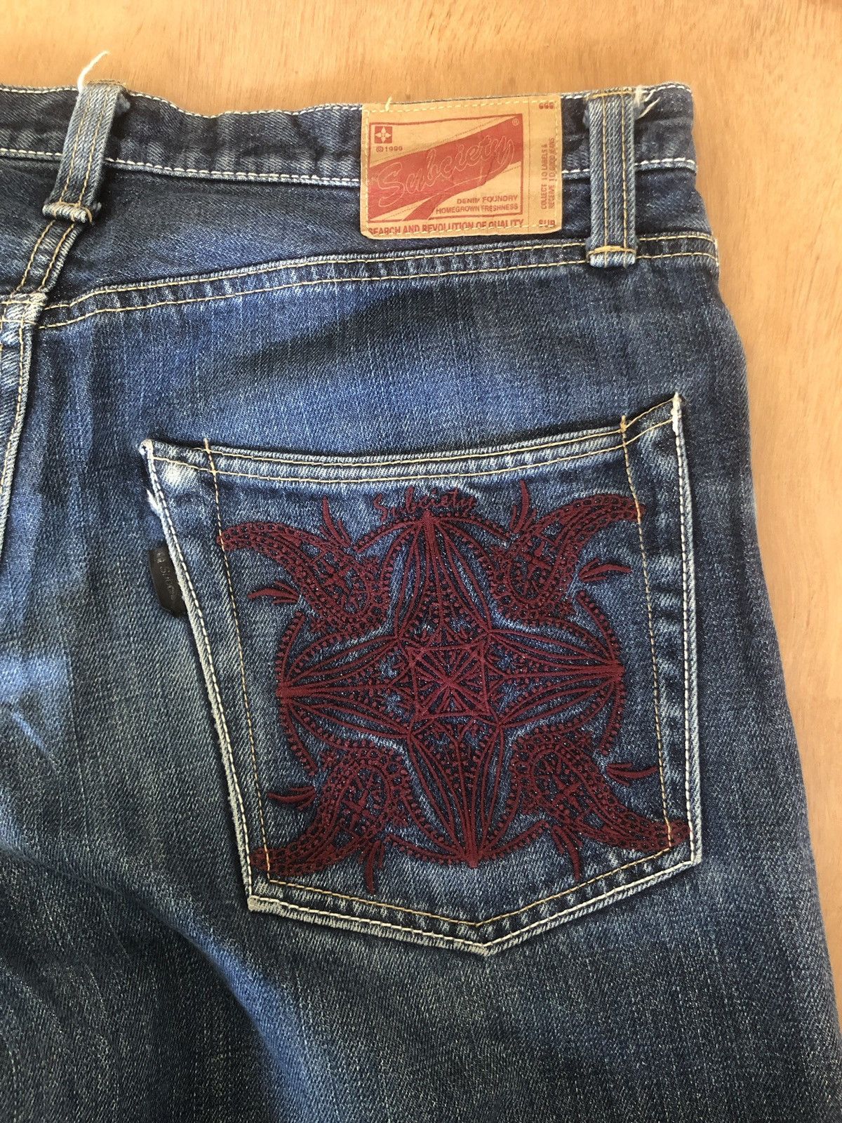 Japanese Brand Subciety Selvedge Denim Jeans Size US 30 / EU 46 - 12 Thumbnail