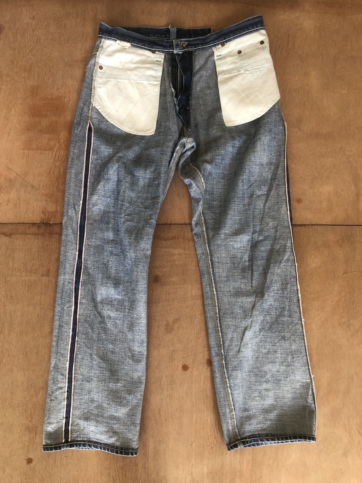 Japanese Brand Subciety Selvedge Denim Jeans Size US 30 / EU 46 - 3 Thumbnail