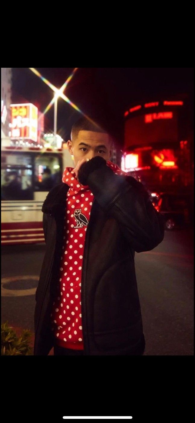 Drake OVO Red Polka Dot Classic Owl Hoodie Comme Des Garçons Size US L / EU 52-54 / 3 - 2 Thumbnail