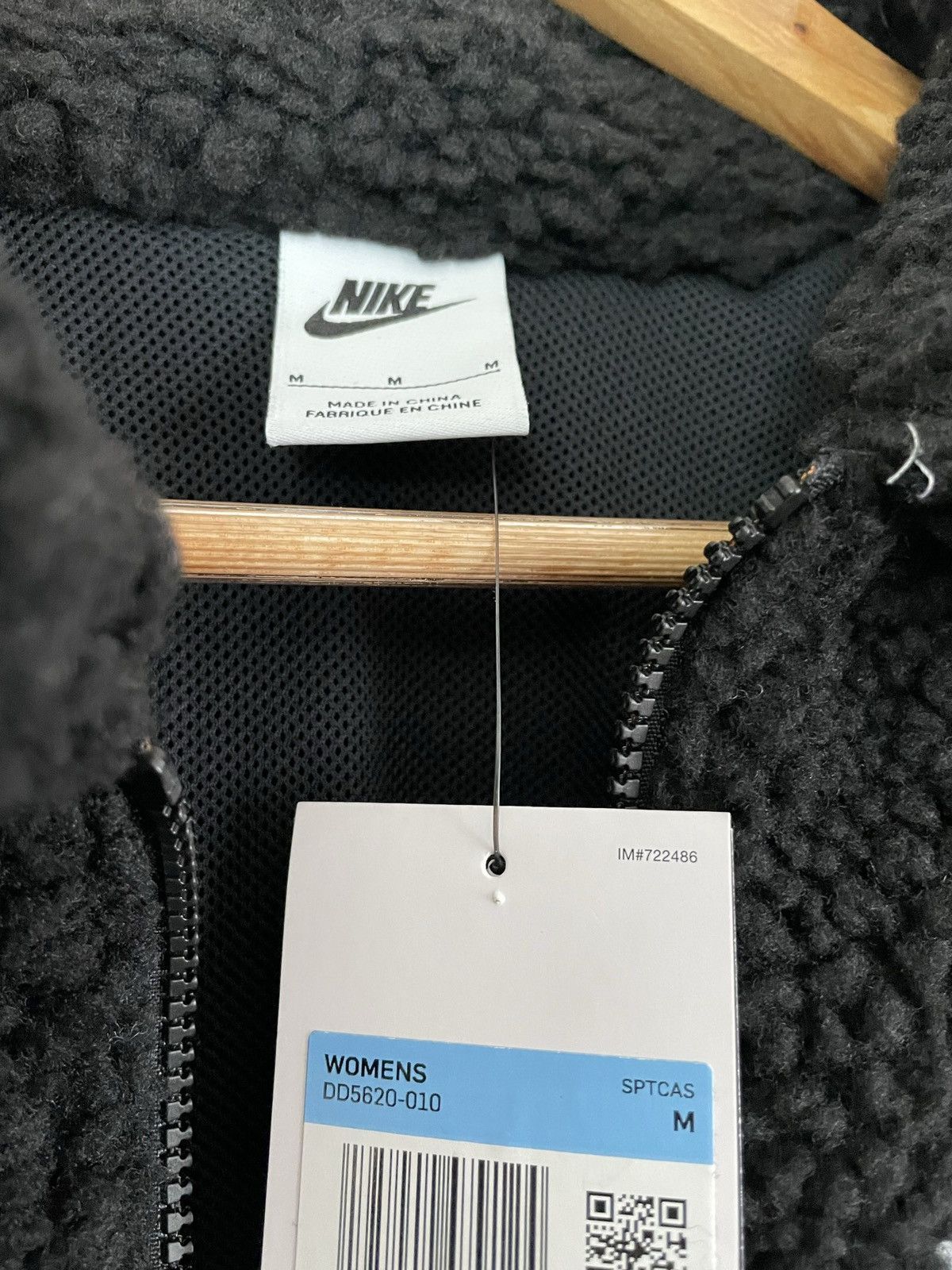 nsw swoosh jacket sherpa