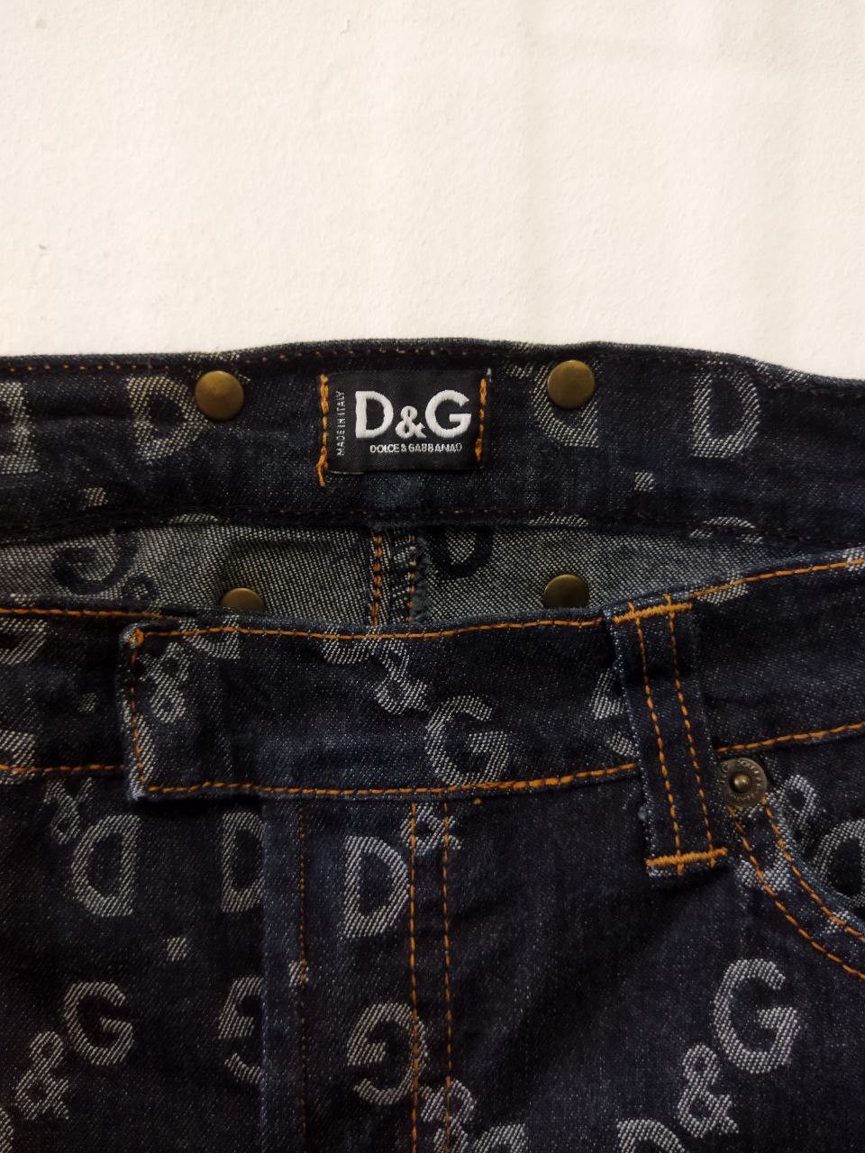 Dolce & Gabbana Dolce & Gabbana Monogram Full Printed Jeans Size US 28 / EU 44 - 9 Thumbnail