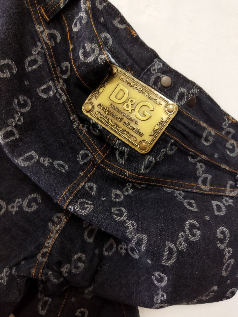 Dolce & Gabbana Dolce & Gabbana Monogram Full Printed Jeans Size US 28 / EU 44 - 11 Thumbnail