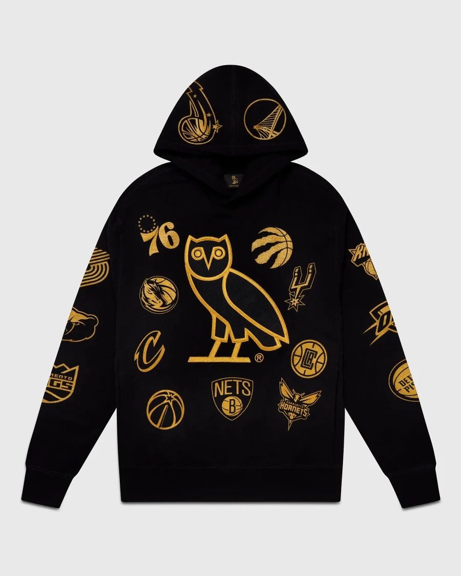 Drake OVO X NBA TEAM ICONS OG OWL HOODIE 2022 Size US XL / EU 56 / 4 - 10 Thumbnail