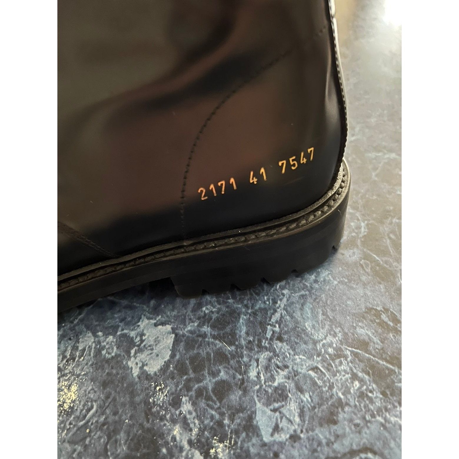 Common Projects Common Projects Lug Sole Leather Combat Boots Size US 8 / EU 41 - 3 Thumbnail