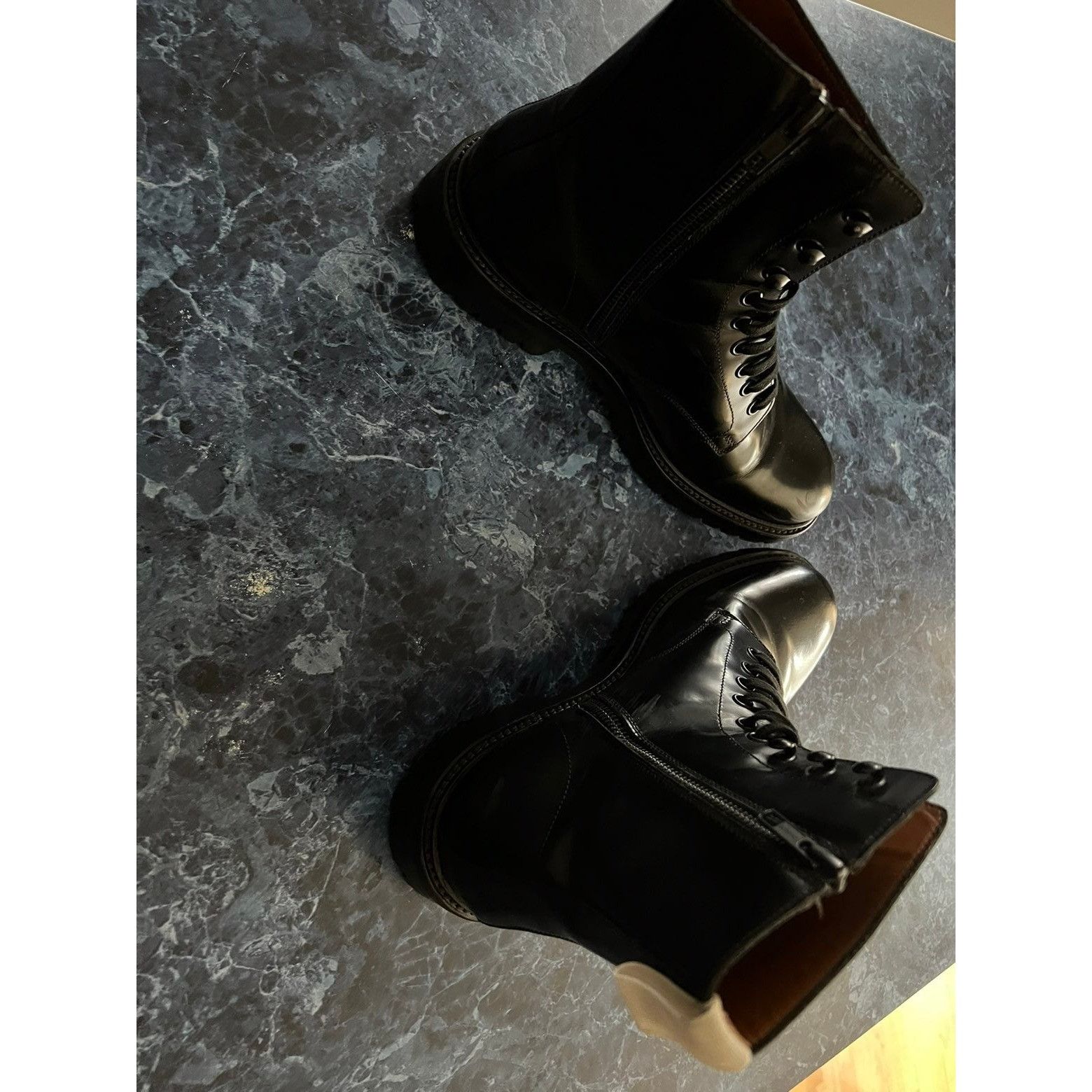Common Projects Common Projects Lug Sole Leather Combat Boots Size US 8 / EU 41 - 5 Thumbnail