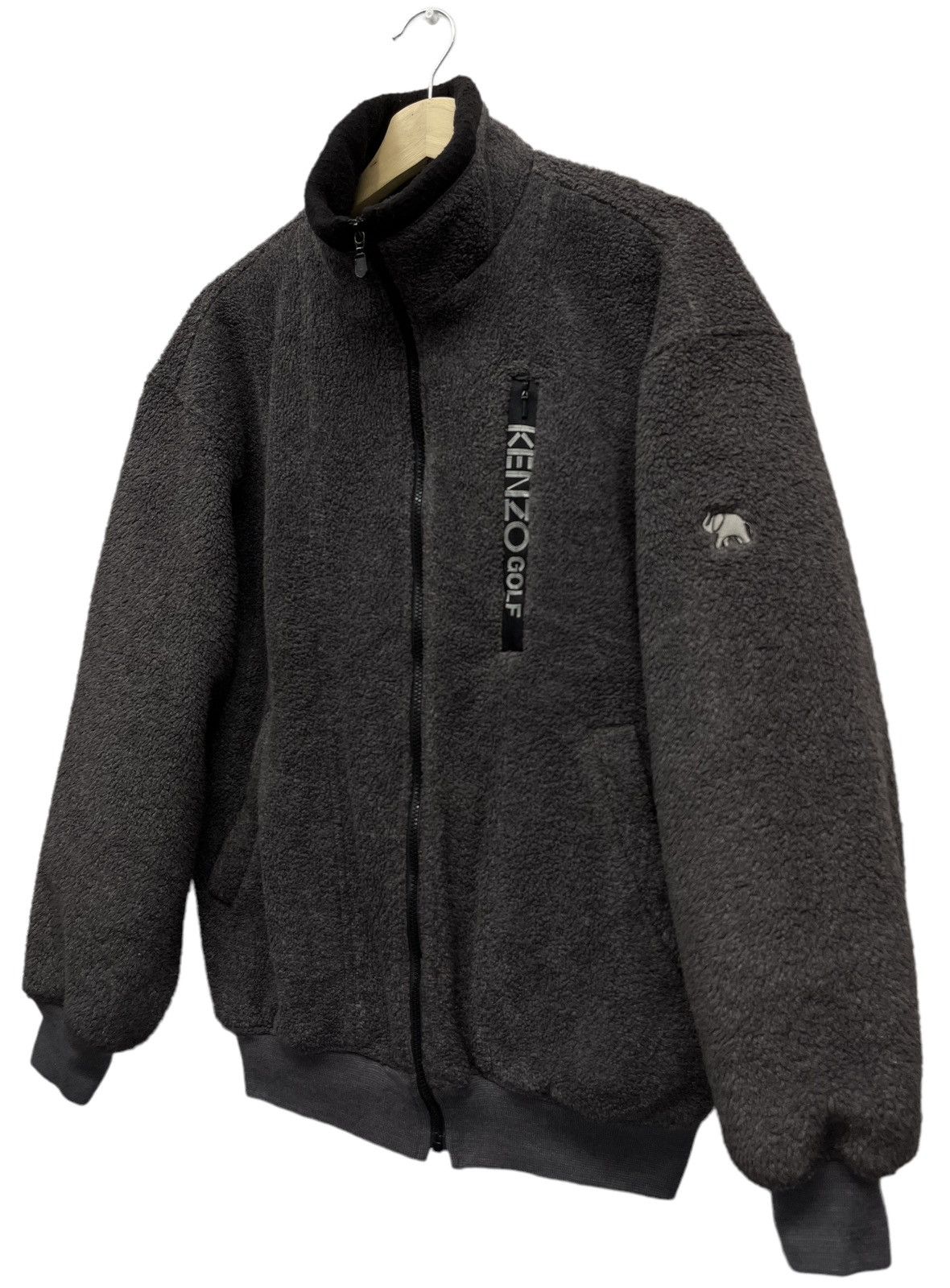 Kenzo Vintage KENZO Golf Poly-Rayon Fleece Jacket Size US M / EU 48-50 / 2 - 4 Thumbnail