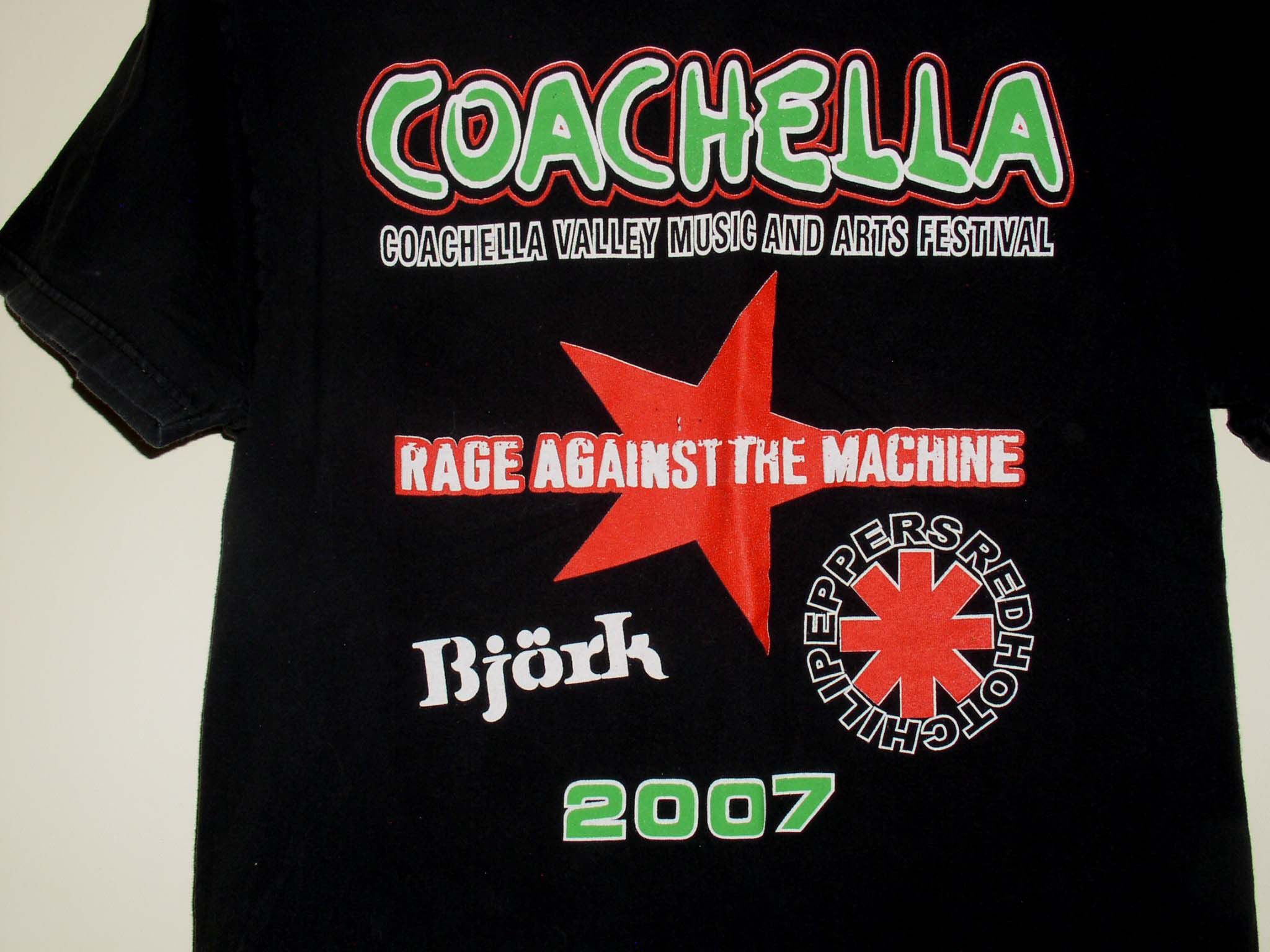 Coachella Coachella Concert Shirt 2007 Rage Against Machine Bjork Size US M / EU 48-50 / 2 - 3 Thumbnail