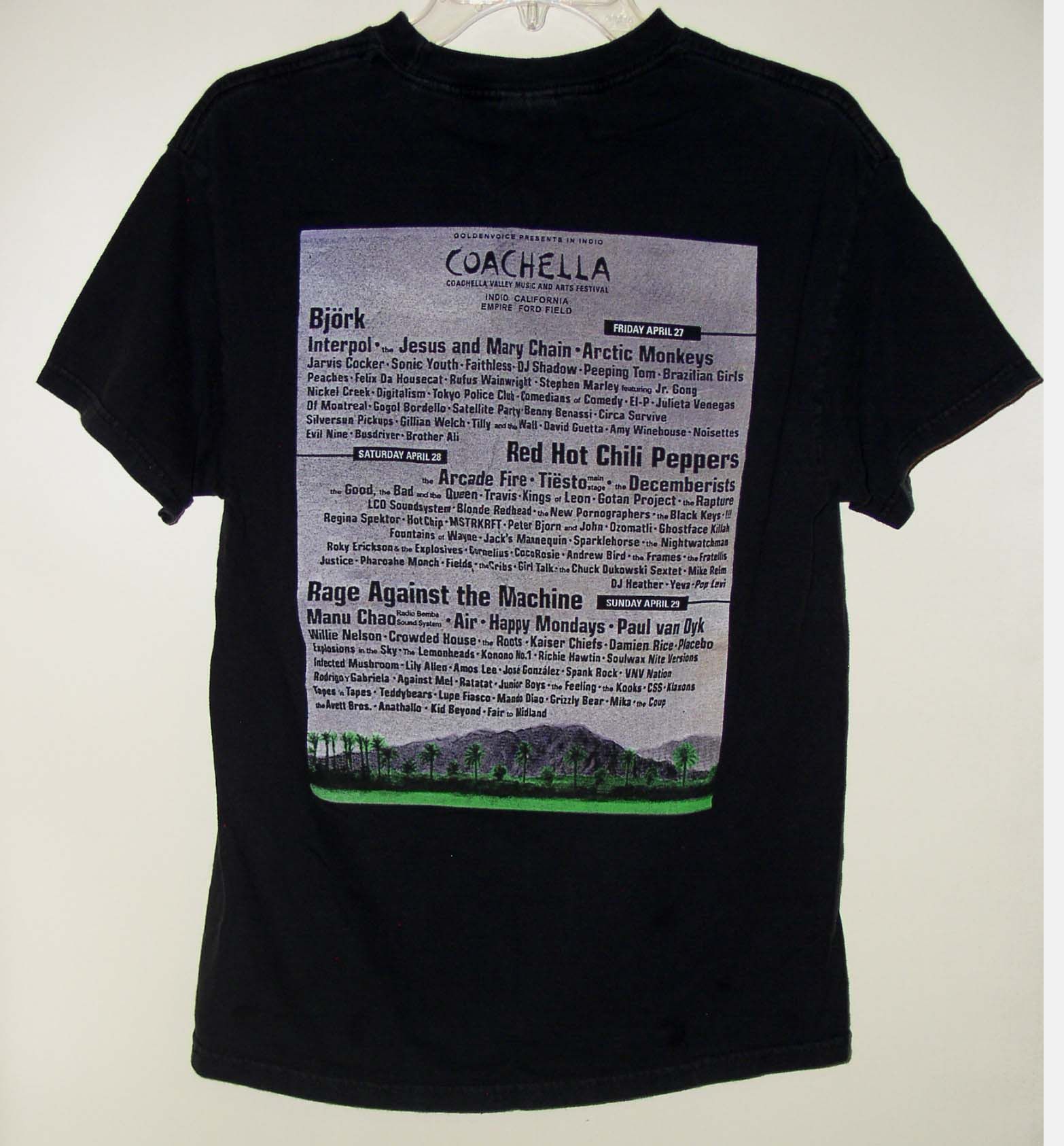 Coachella Coachella Concert Shirt 2007 Rage Against Machine Bjork Size US M / EU 48-50 / 2 - 2 Thumbnail