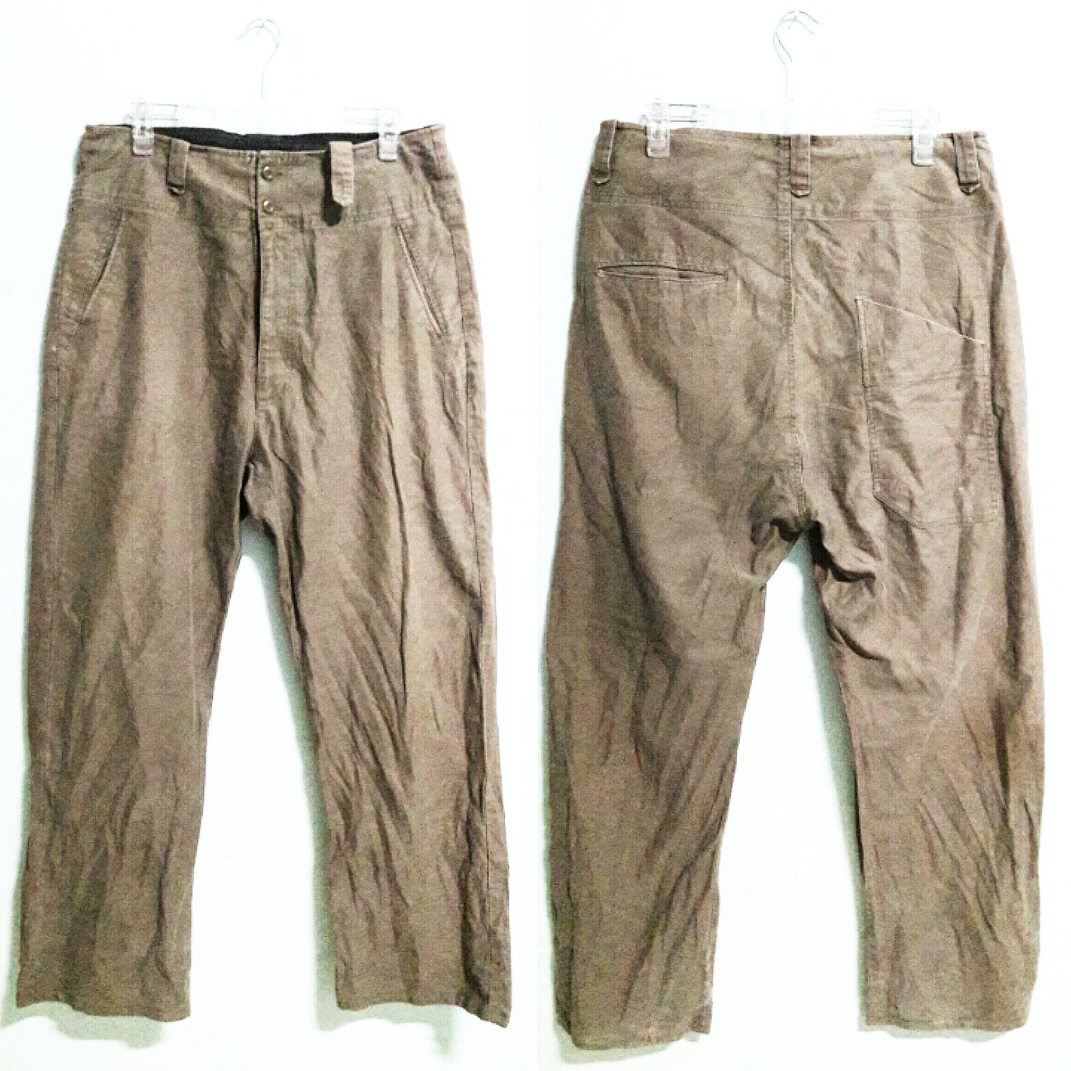 Japanese Brand Vintage Military Pants Utility Japanese workwear khakis Size US 34 / EU 50 - 1 Thumbnail