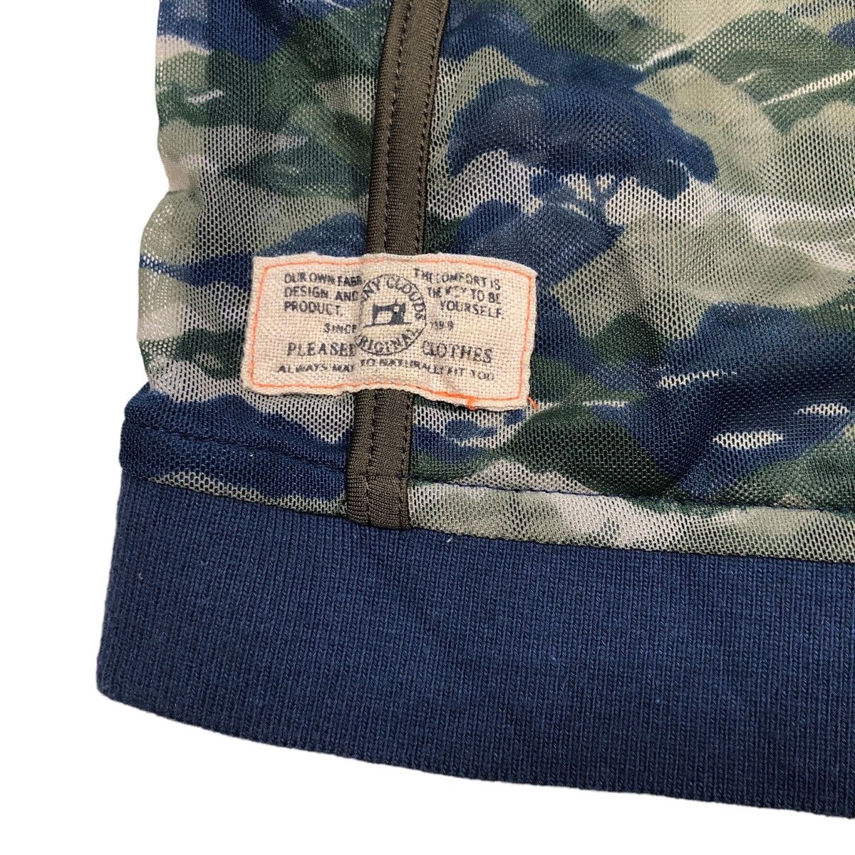 Japanese Brand × Vintage Sunny Cloud Mesh Zip Up Hooded Jacket Size US M / EU 48-50 / 2 - 5 Thumbnail
