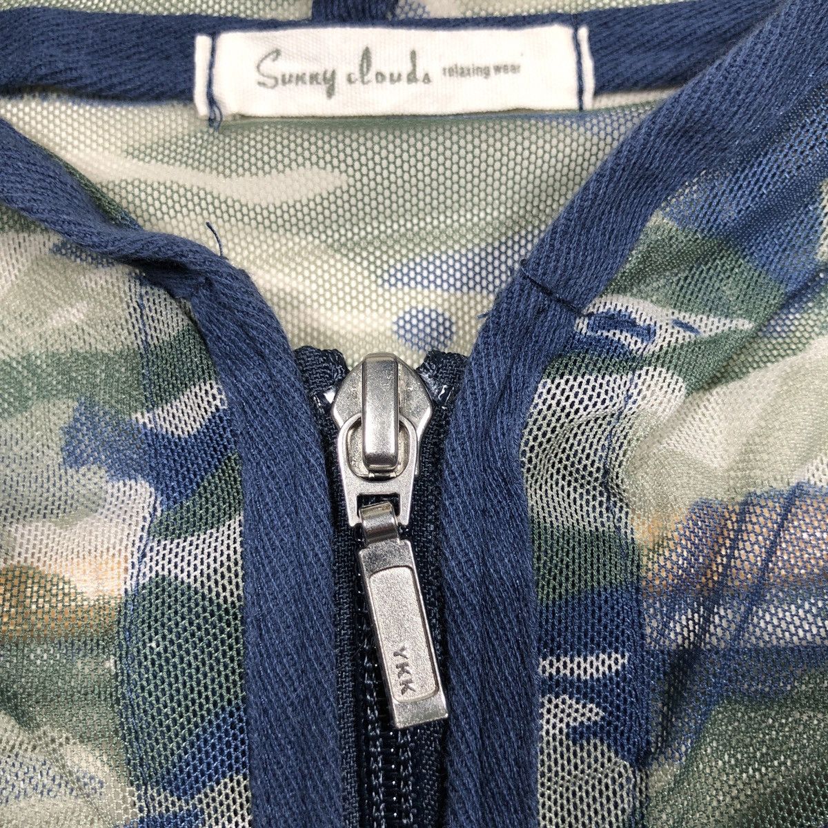 Japanese Brand × Vintage Sunny Cloud Mesh Zip Up Hooded Jacket Size US M / EU 48-50 / 2 - 8 Thumbnail