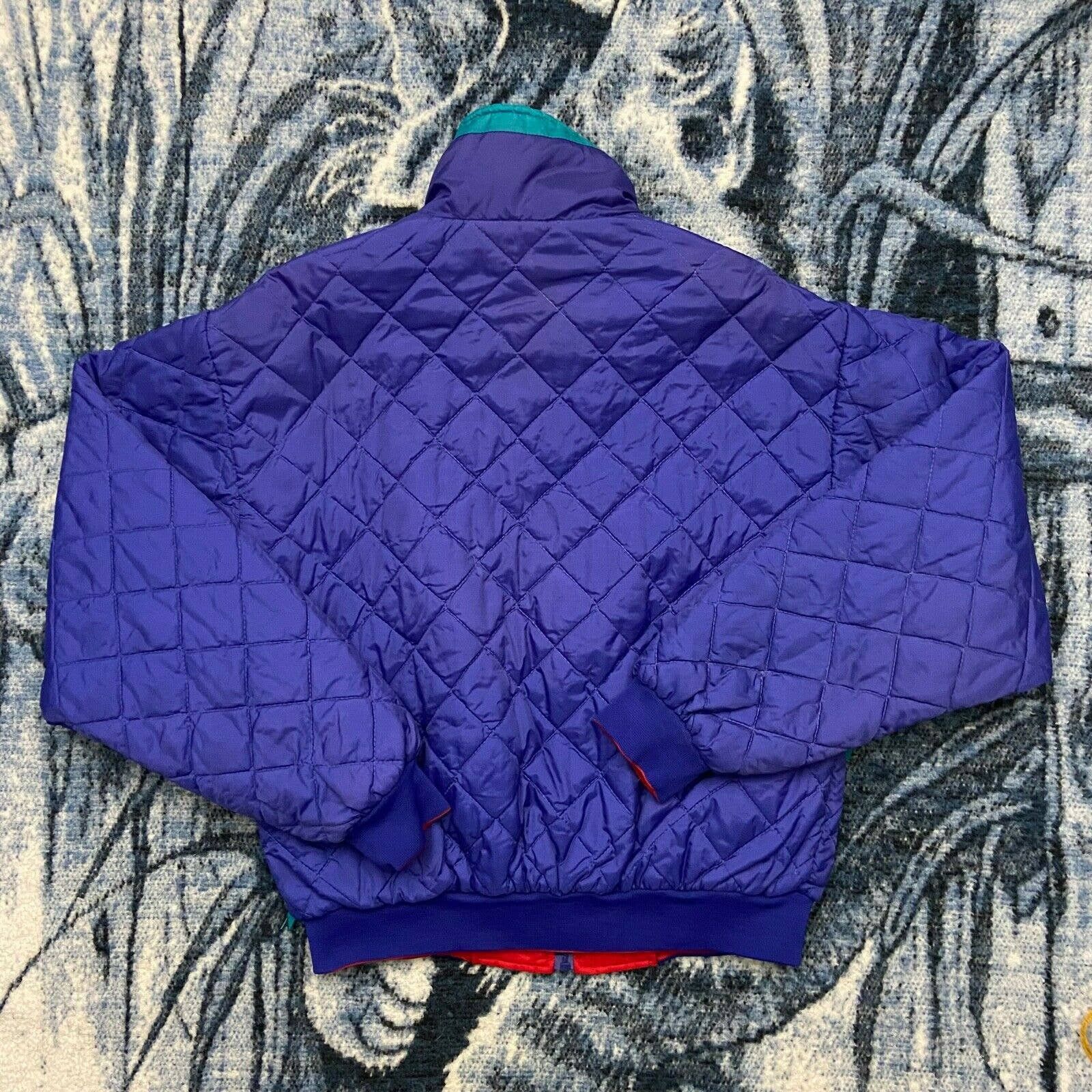 Gear for Sports Vintage Insulated Rain Jacket Nylon 80s Reversible Bomber Size US M / EU 48-50 / 2 - 4 Thumbnail