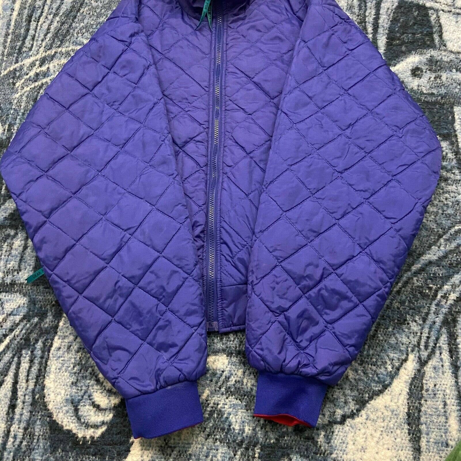 Gear for Sports Vintage Insulated Rain Jacket Nylon 80s Reversible Bomber Size US M / EU 48-50 / 2 - 3 Thumbnail