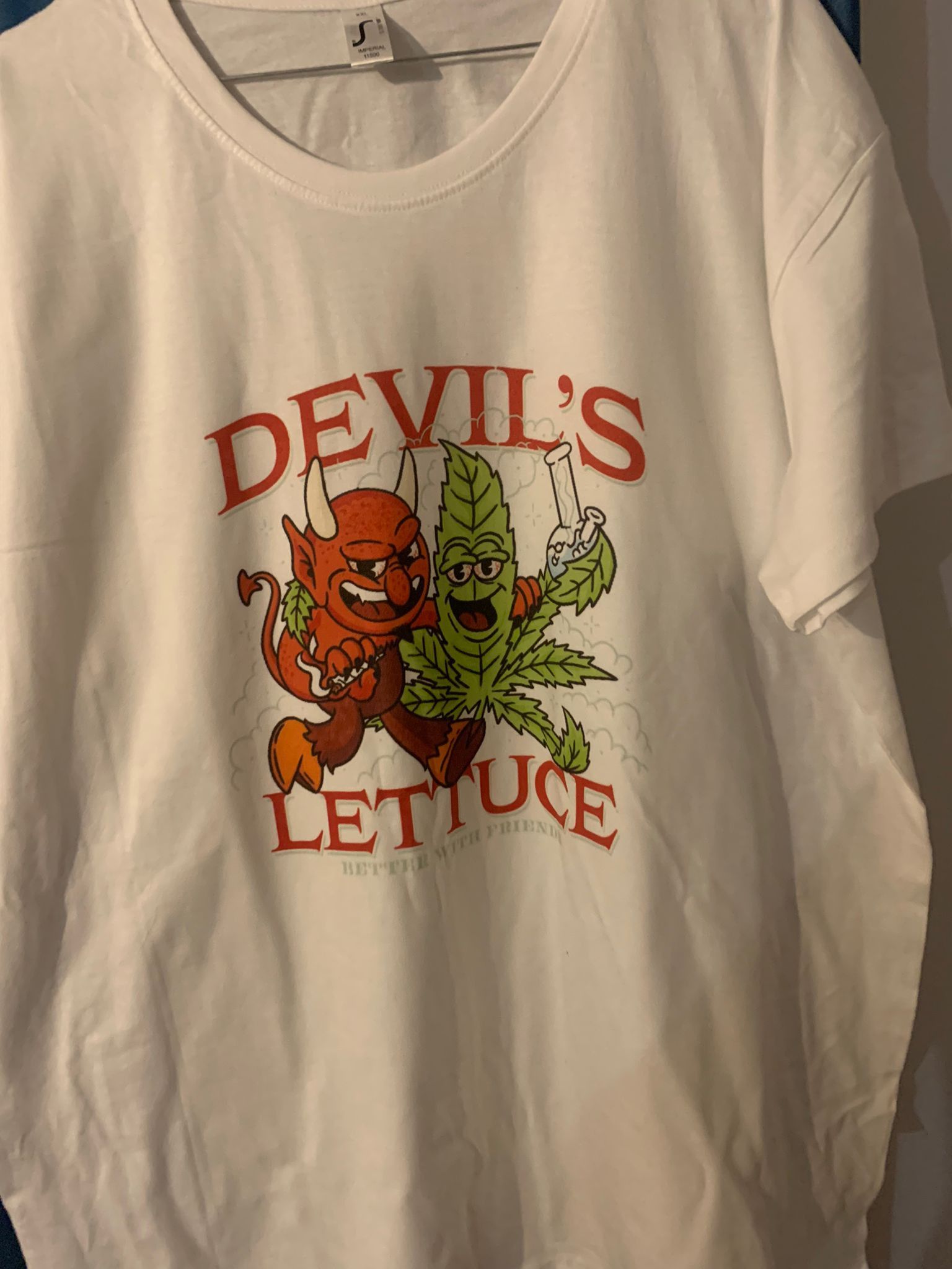 Vintage Devil's Lettuce Weed y2k Drugs T shirt All sizes