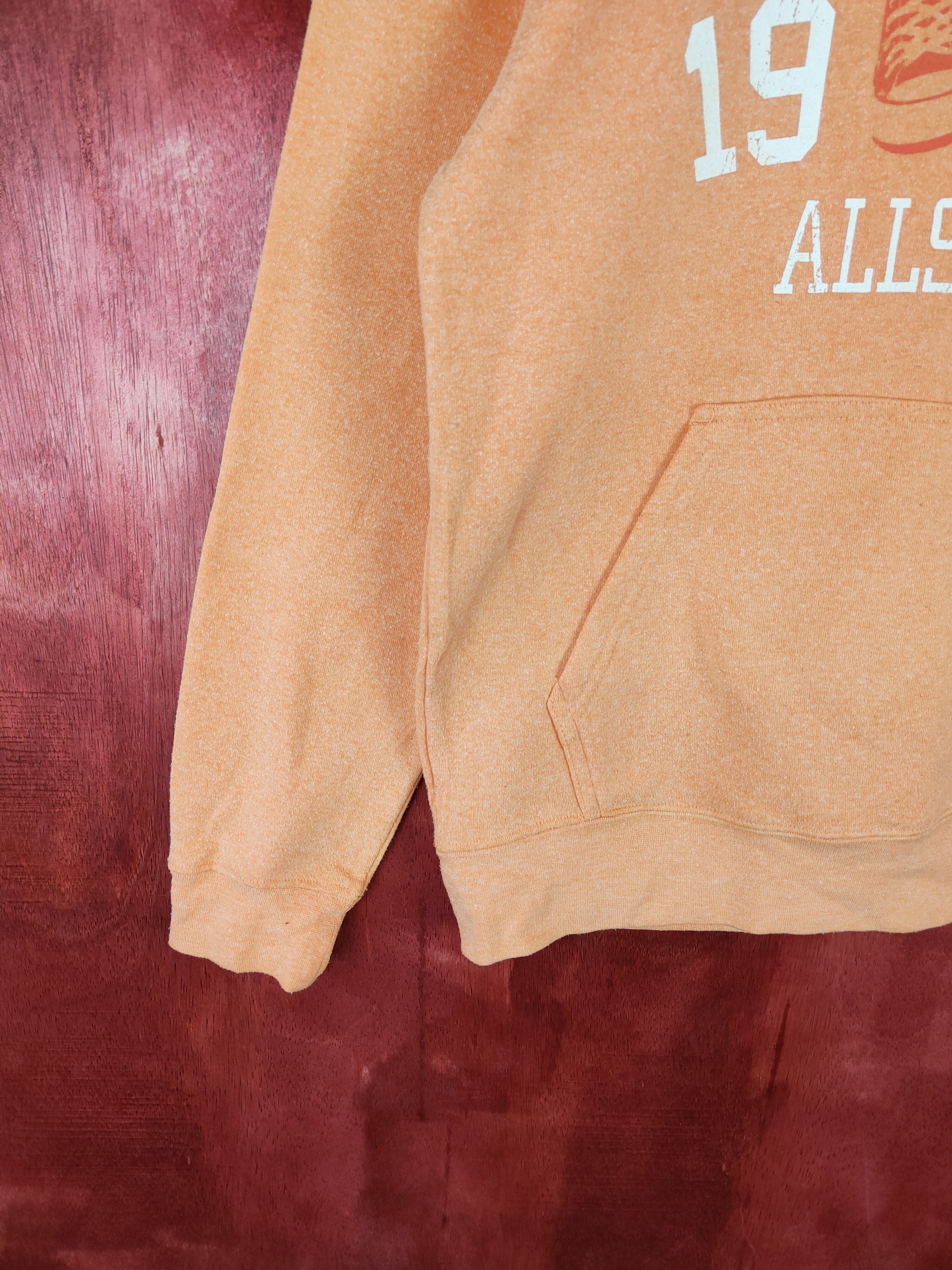 Converse Converse All Star Orange Hoodie Sweatshirt #4846 Size US M / EU 48-50 / 2 - 4 Thumbnail