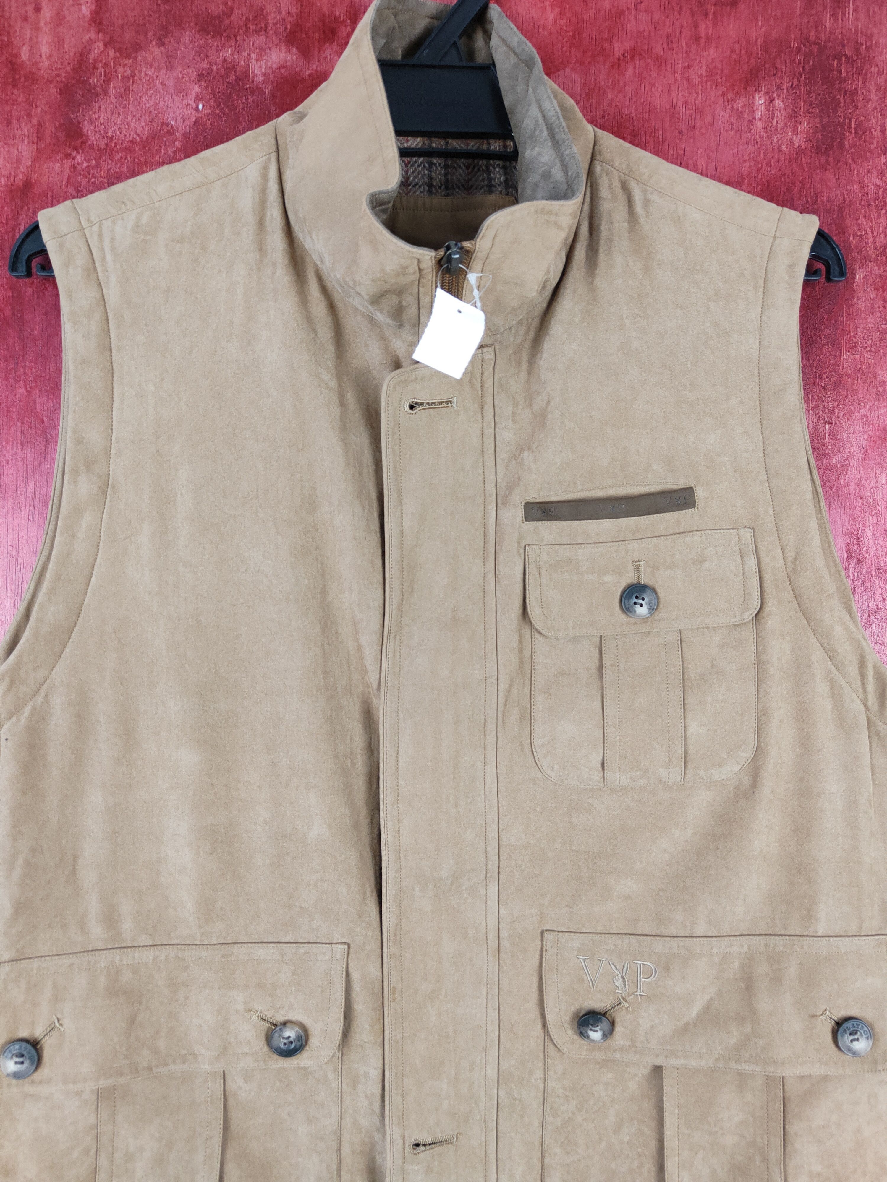 Japanese Brand VIP Playboy Brown Vest #4343 Size US M / EU 48-50 / 2 - 2 Thumbnail