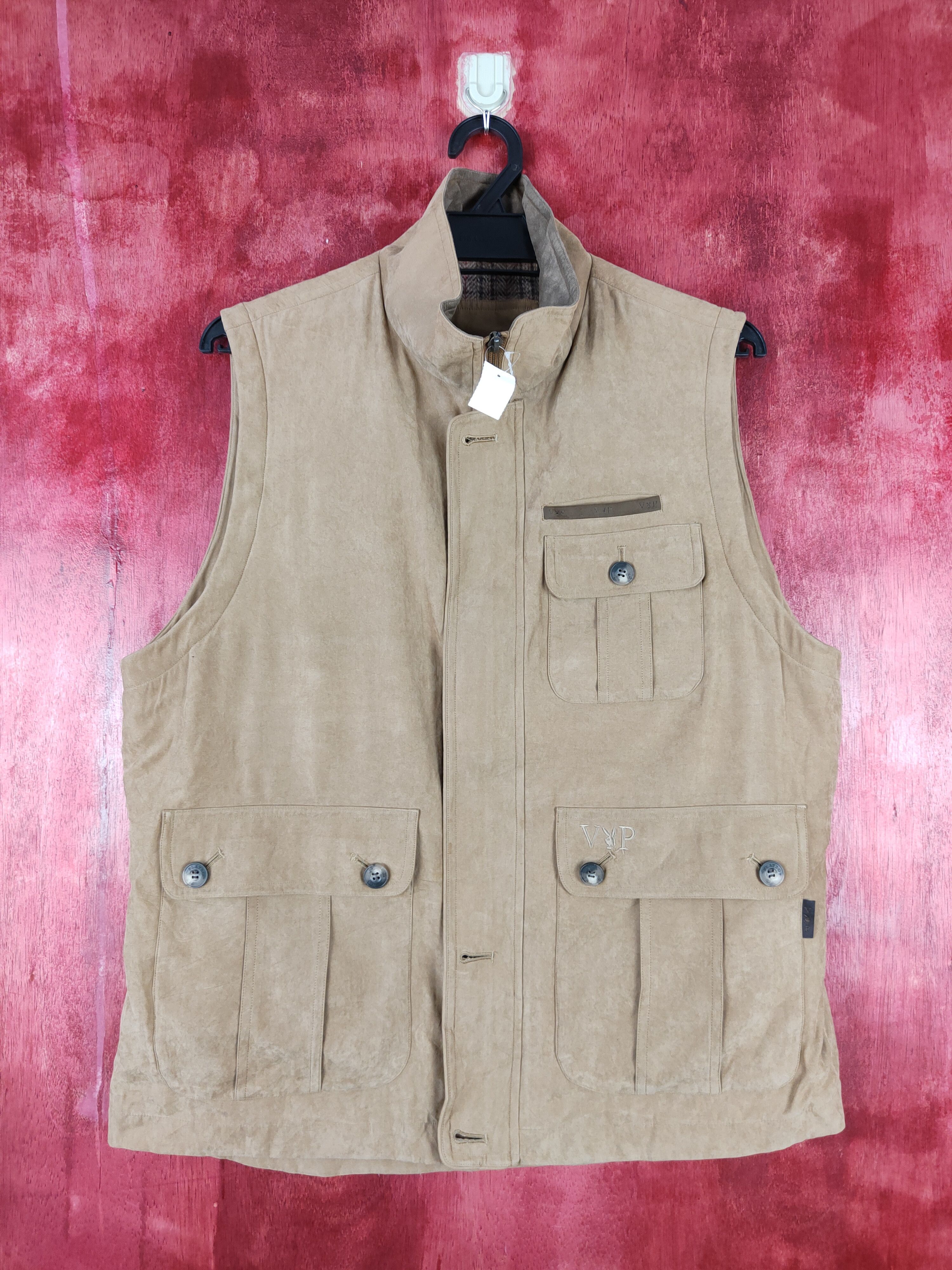 Japanese Brand VIP Playboy Brown Vest #4343 Size US M / EU 48-50 / 2 - 1 Thumbnail