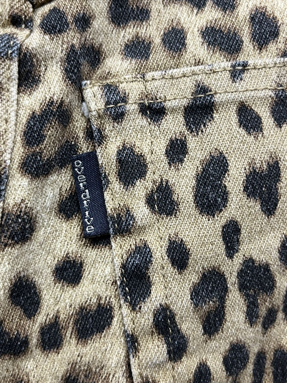 Vintage 🔥Vtg OVERDRIVE BY EQUINOX Full Leopard Print Made In ITALY Size 27" / US 4 / IT 40 - 8 Thumbnail