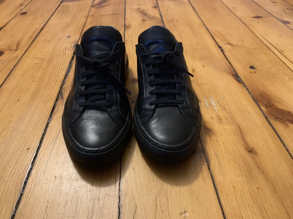 Common Projects Common Projects Achilles Low Black Size US 6.5 / EU 39-40 - 3 Thumbnail