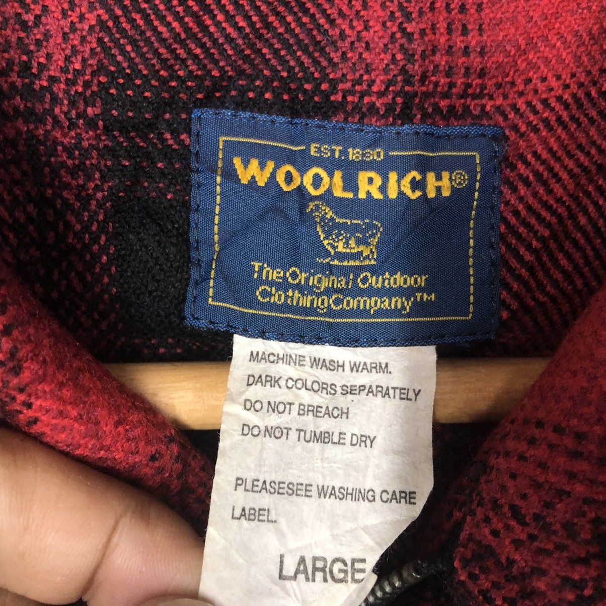 Woolrich Woolen Mills Woolrich Zipper Jacket Nice Design Size US L / EU 52-54 / 3 - 3 Thumbnail