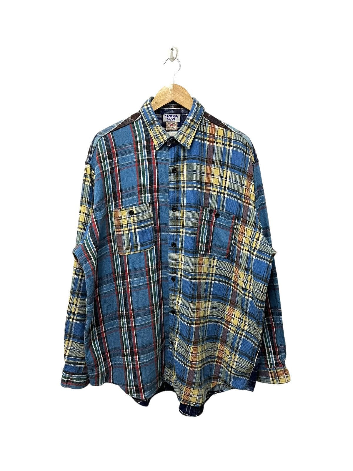Sugar Cane for BEAMS - Sun Faded Flannel Work Shirt