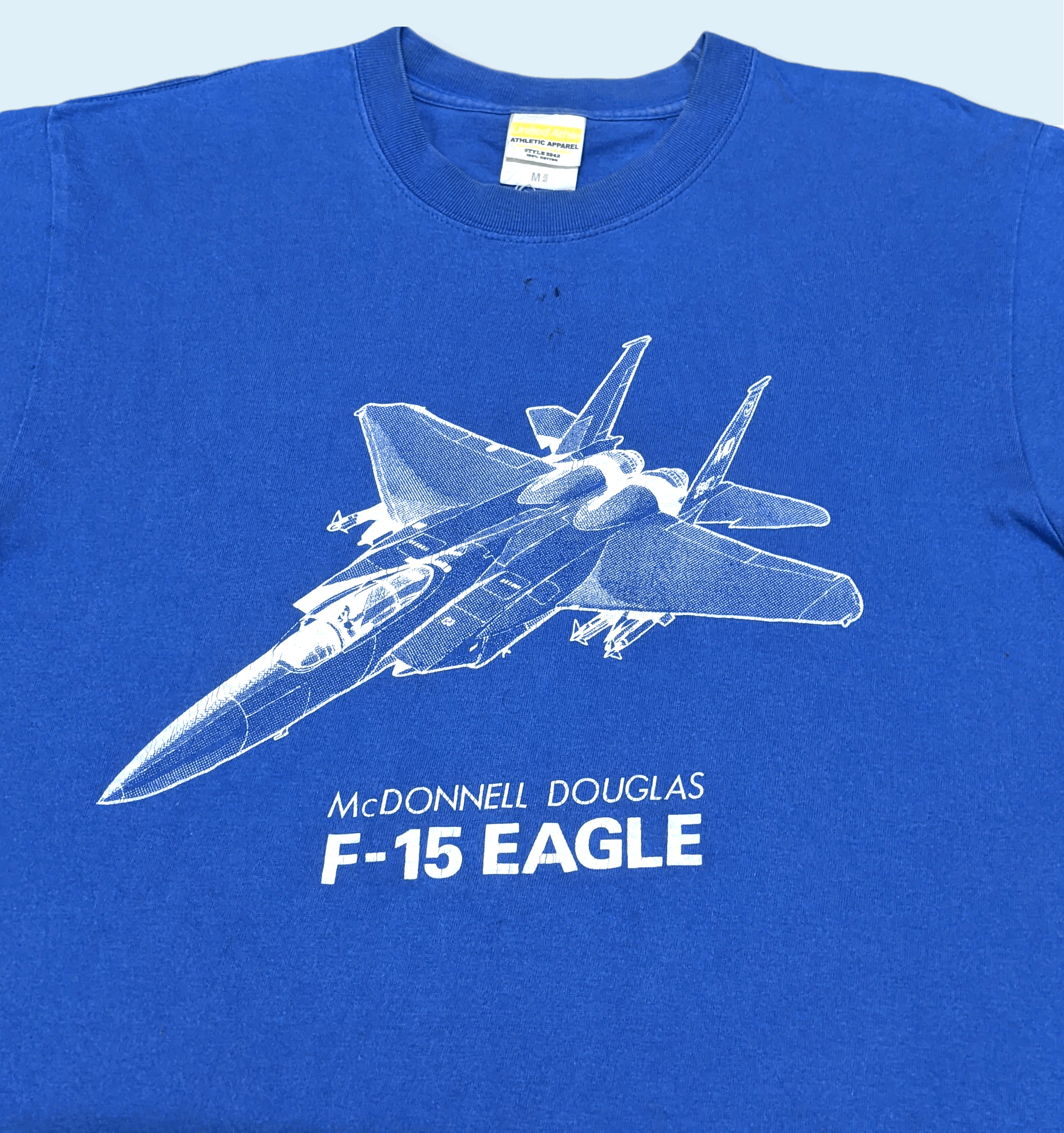 Vintage Vintage USAF F-15 Eagle Fighter Jet T shirt Size US M / EU 48-50 / 2 - 1 Thumbnail