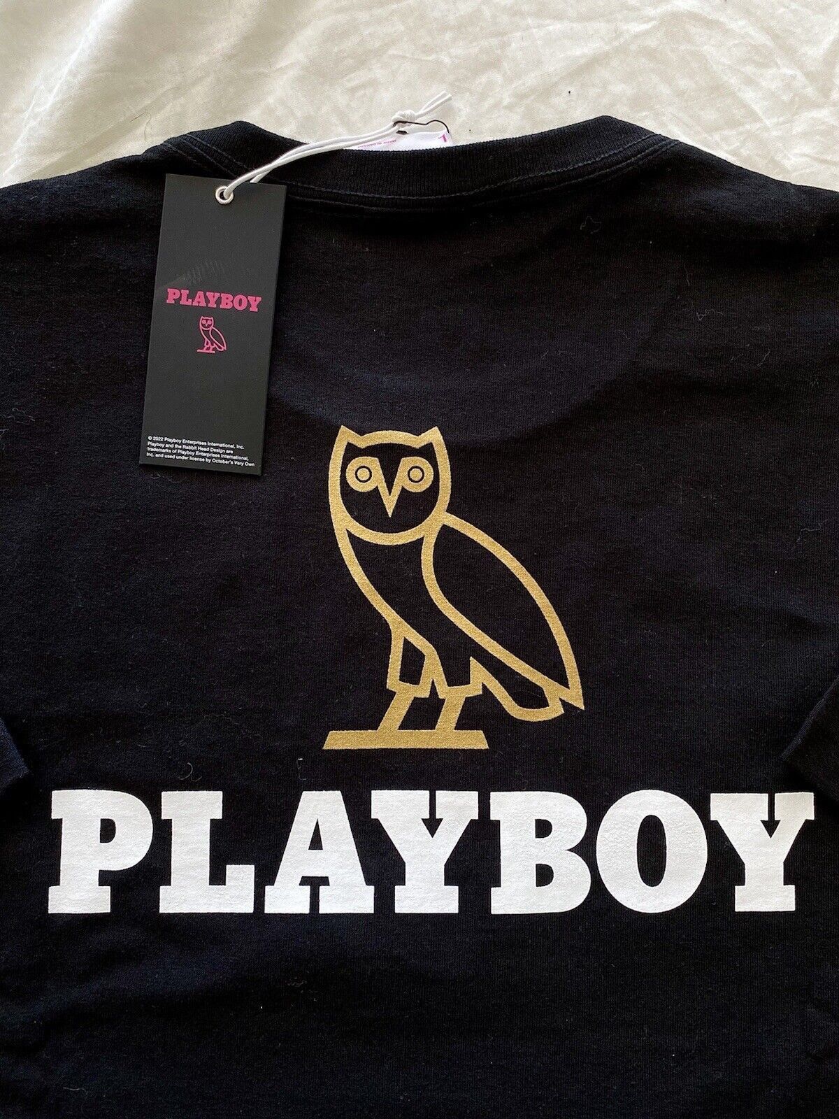 Drake OVO x PLAYBOY MAGAZINE OG OWL T-SHIRT TEE Size US M / EU 48-50 / 2 - 6 Thumbnail