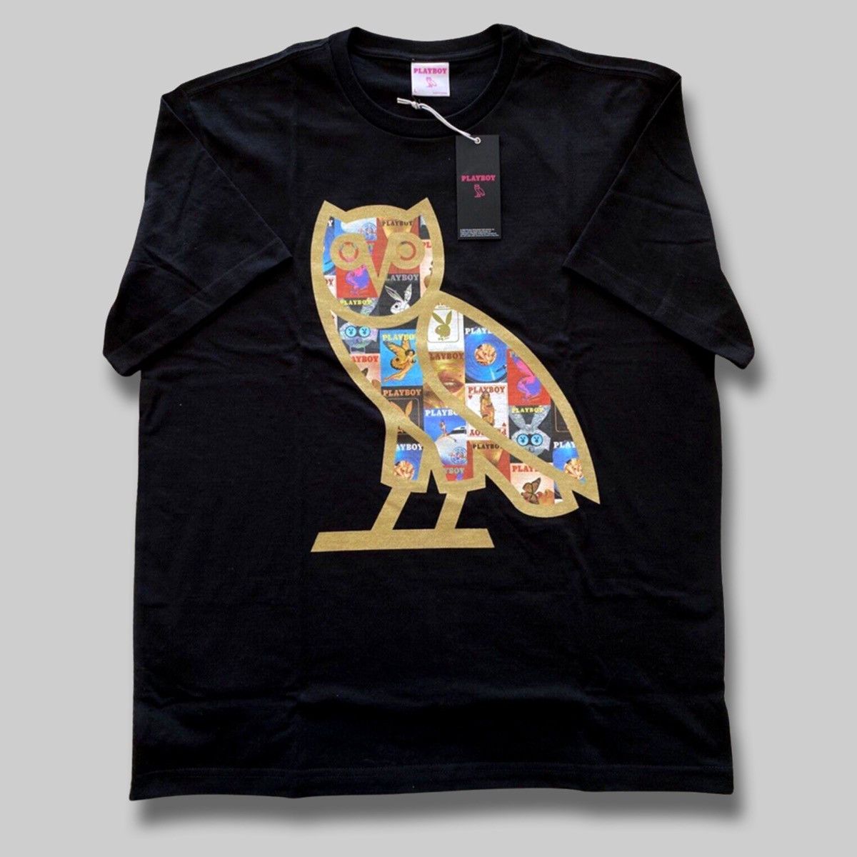 Drake OVO x PLAYBOY MAGAZINE OG OWL T-SHIRT TEE Size US M / EU 48-50 / 2 - 1 Thumbnail