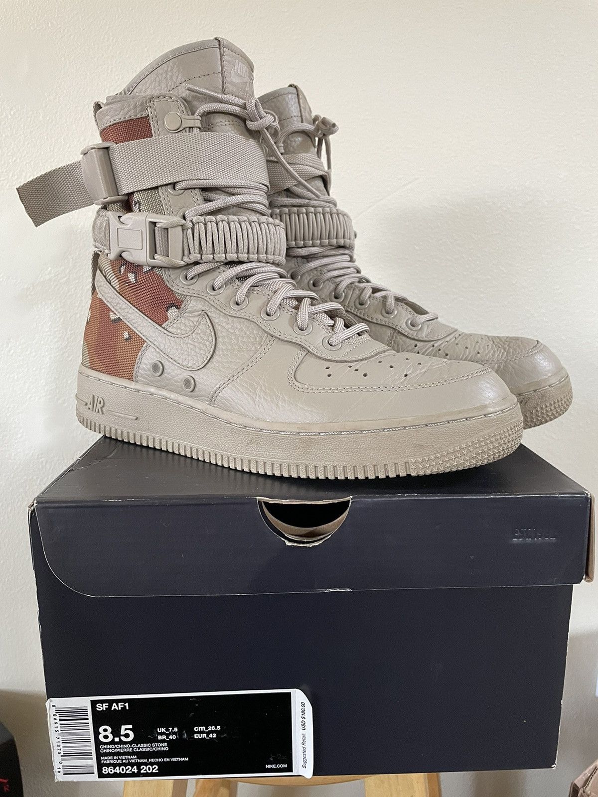 Nike Nike Special Field Air Force 1 Desert Camo Size 8.5 Size US 8.5 / EU 41-42 - 1 Thumbnail