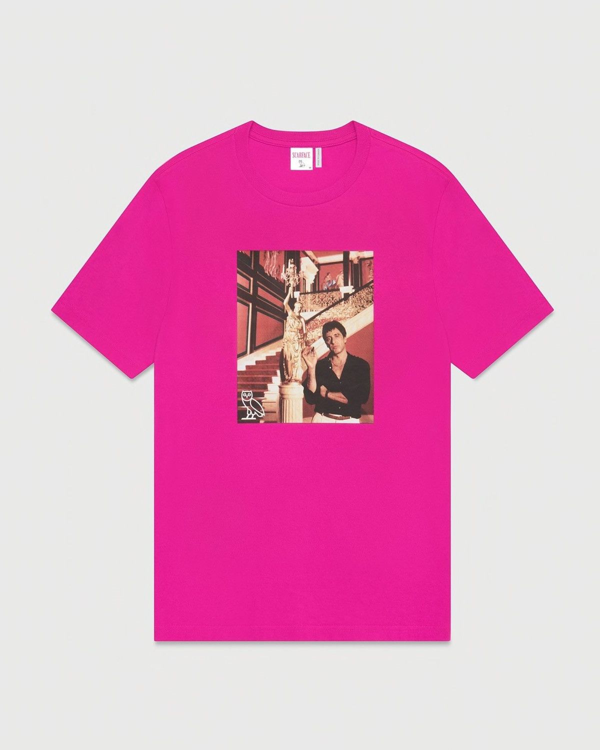 Drake OVO X SCARFACE TEE T-SHIRT FUCHSIA PINK - Medium Size US M / EU 48-50 / 2 - 5 Thumbnail