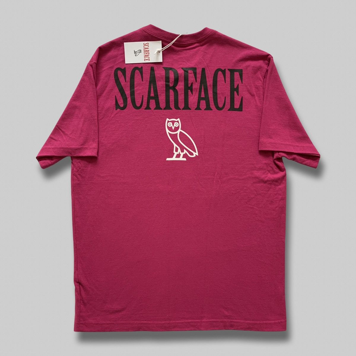 Drake OVO X SCARFACE TEE T-SHIRT FUCHSIA PINK - Medium Size US M / EU 48-50 / 2 - 2 Thumbnail