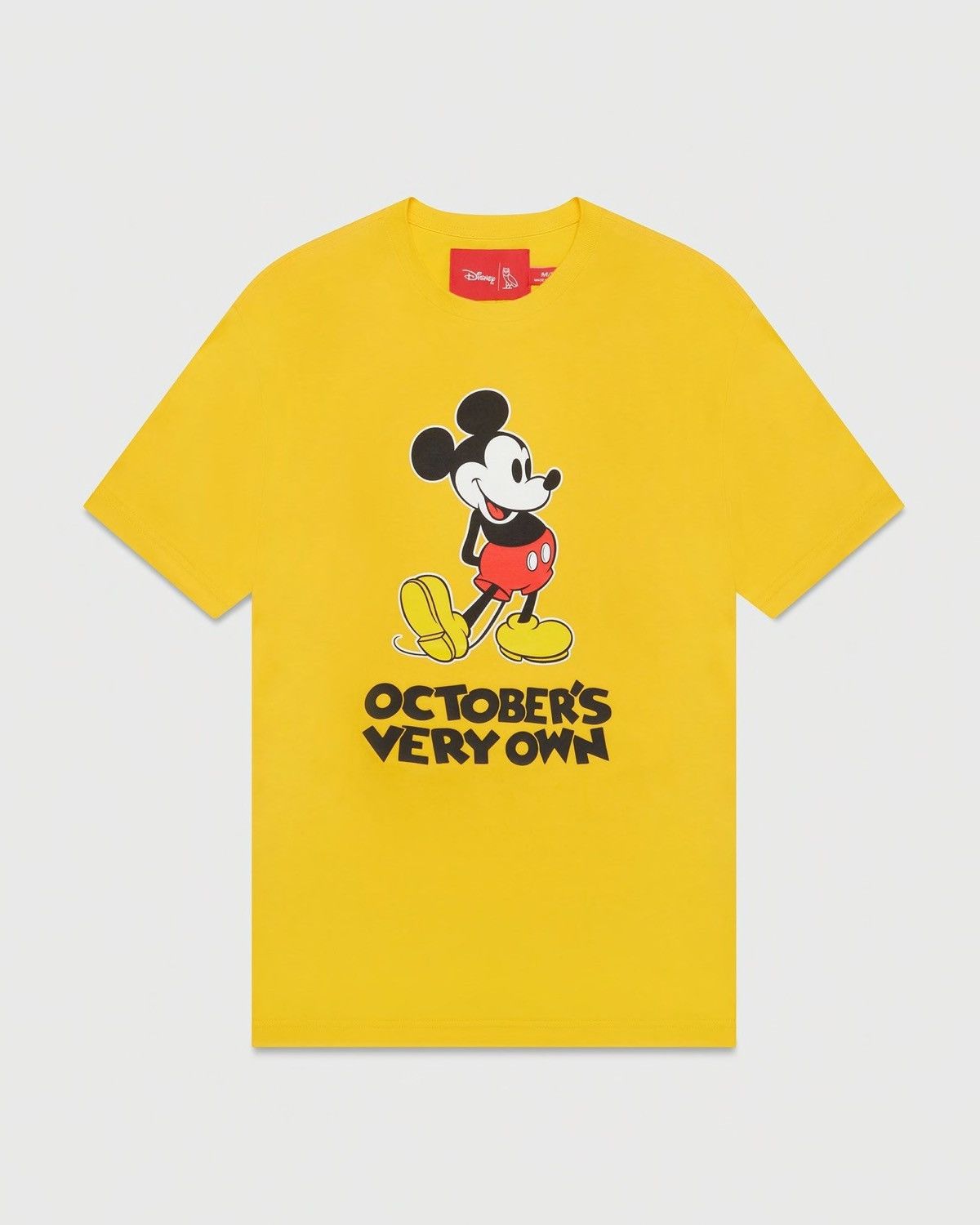 DISNEY X OVO CLASSIC MICKEY T-SHIRT YELLOW