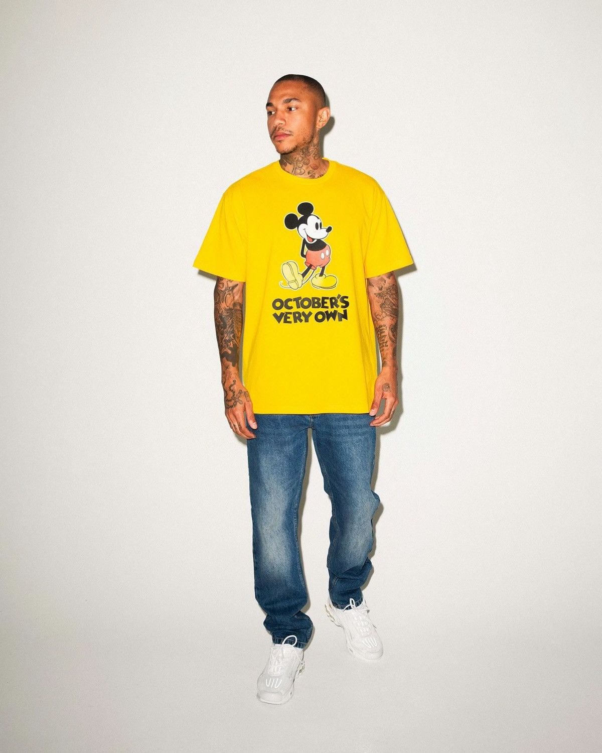 DISNEY X OVO CLASSIC MICKEY T-SHIRT YELLOW