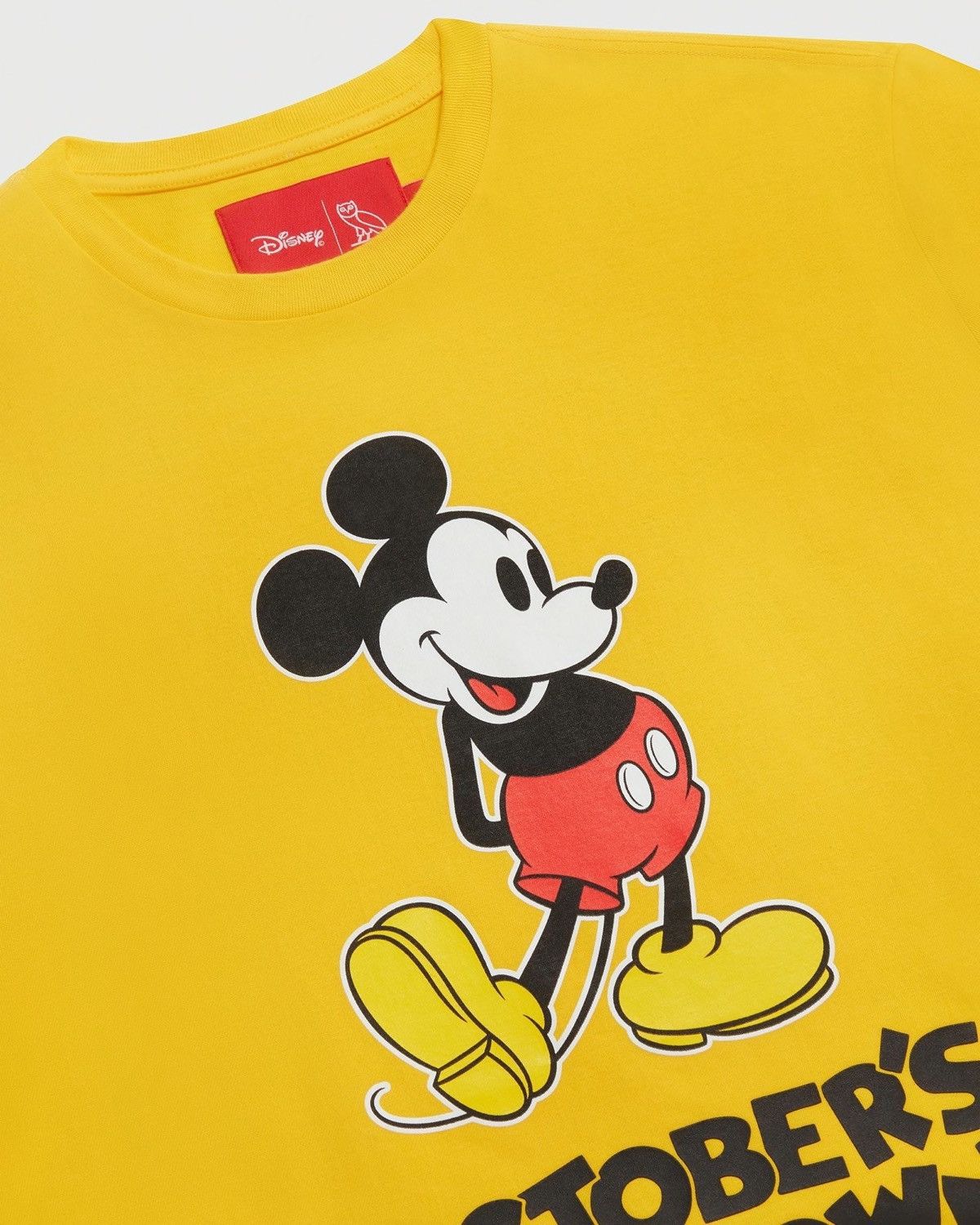 DISNEY X OVO CLASSIC MICKEY T-SHIRT YELLOW