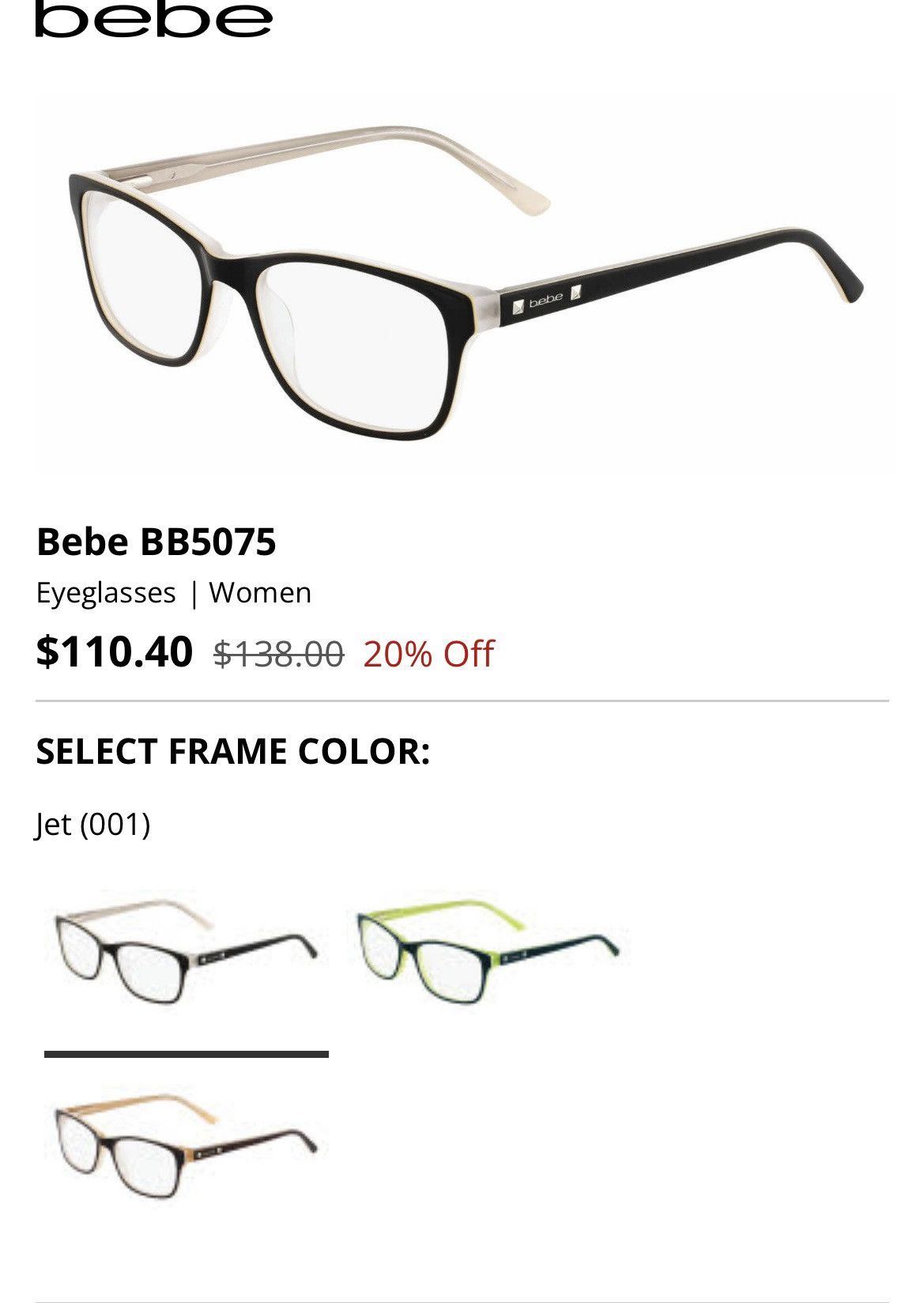 Swarovski × Vision Streetwear bebe join the club Jet Or Topaz Glasses Eyewear Size ONE SIZE - 1 Thumbnail