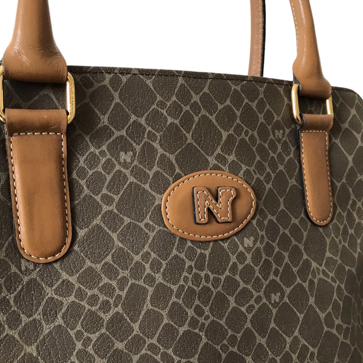 Vintage Authentic Vintage Nina Ricci Paris Leather Handheld Bag Size ONE SIZE - 3 Thumbnail