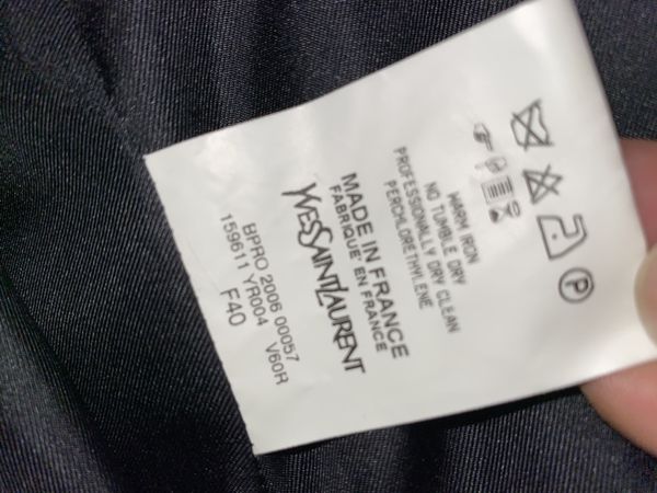 Yves Saint Laurent Saint Laurent Rive Gauche Wool Suit Jacket Size M / US 6-8 / IT 42-44 - 6 Preview