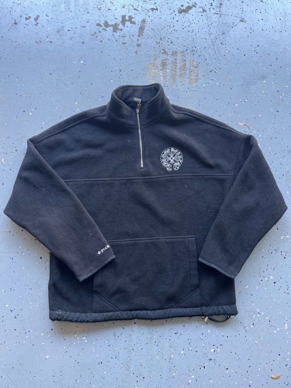 Chrome hearts fleece Quarter Zip