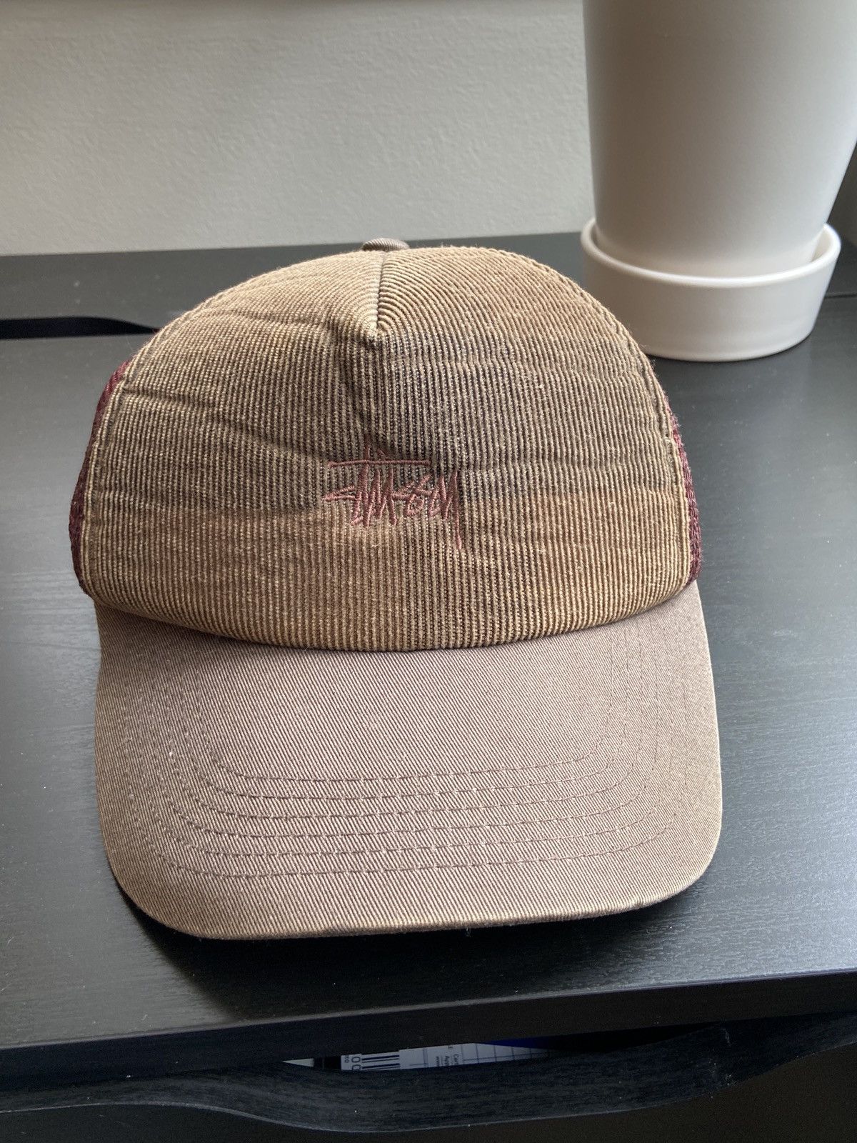 image of Stussy Trucker Hat in Brown, Men's