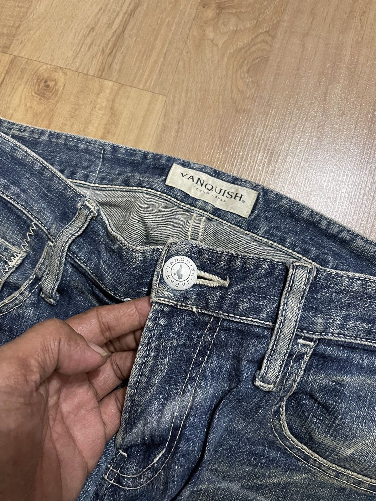 Japanese Brand × Vanquish Vanquish Distressed denim Size US 30 / EU 46 - 3 Thumbnail