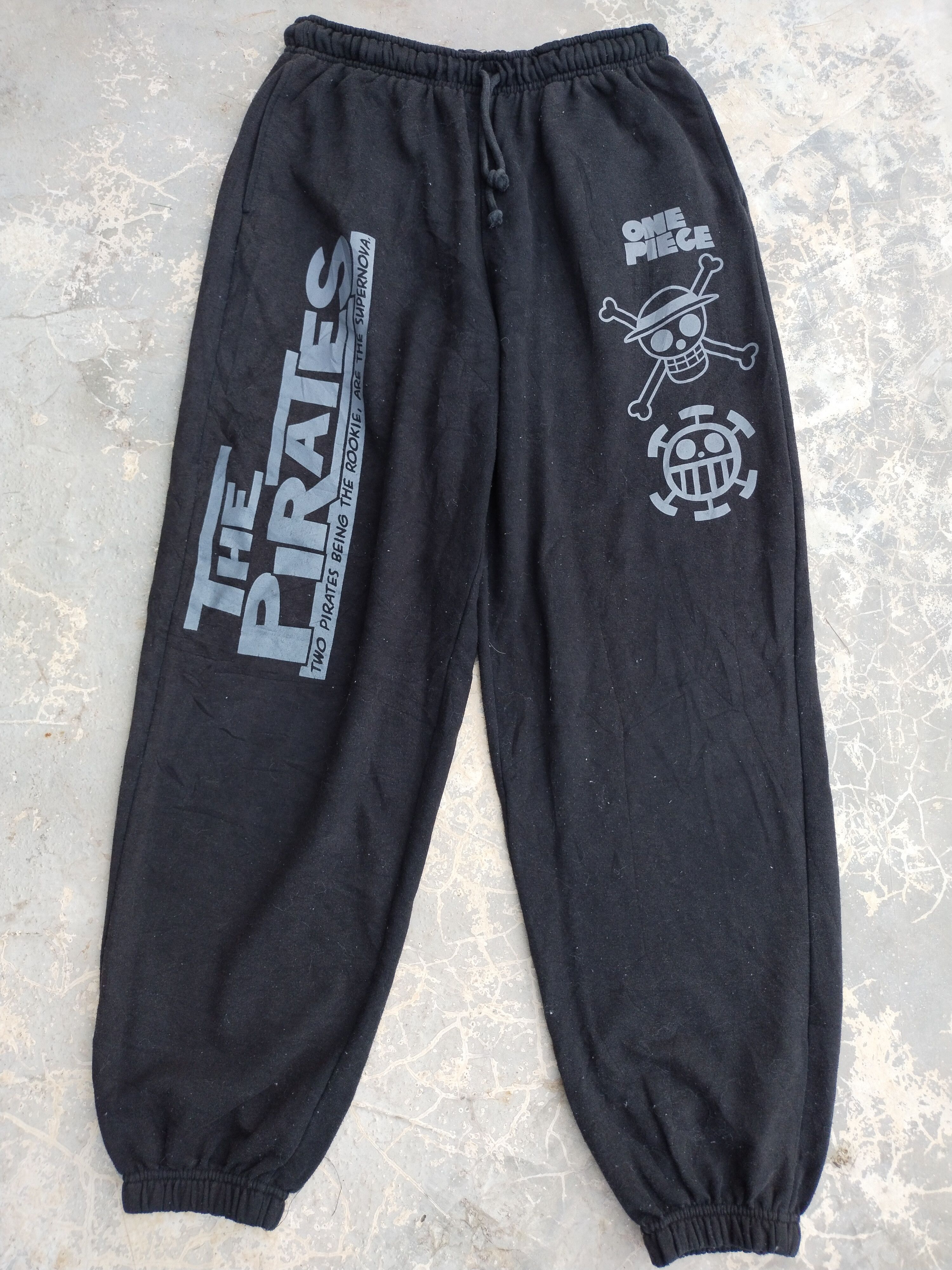 Anime × One Piece × Vintage Vintage One Piece The Pirates Sweatpant Size US 26 / EU 42 - 1 Thumbnail