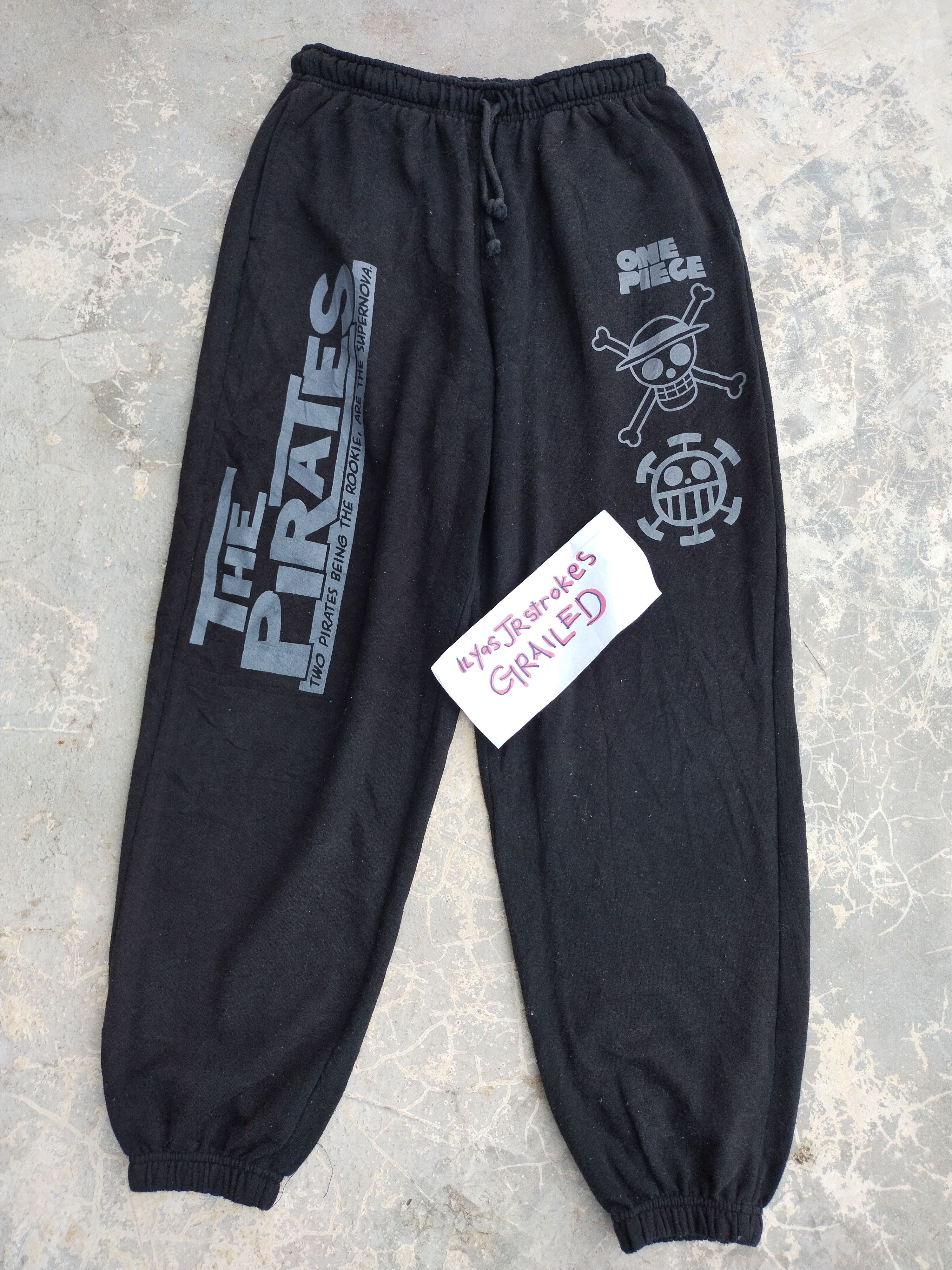 Anime × One Piece × Vintage Vintage One Piece The Pirates Sweatpant Size US 26 / EU 42 - 16 Thumbnail