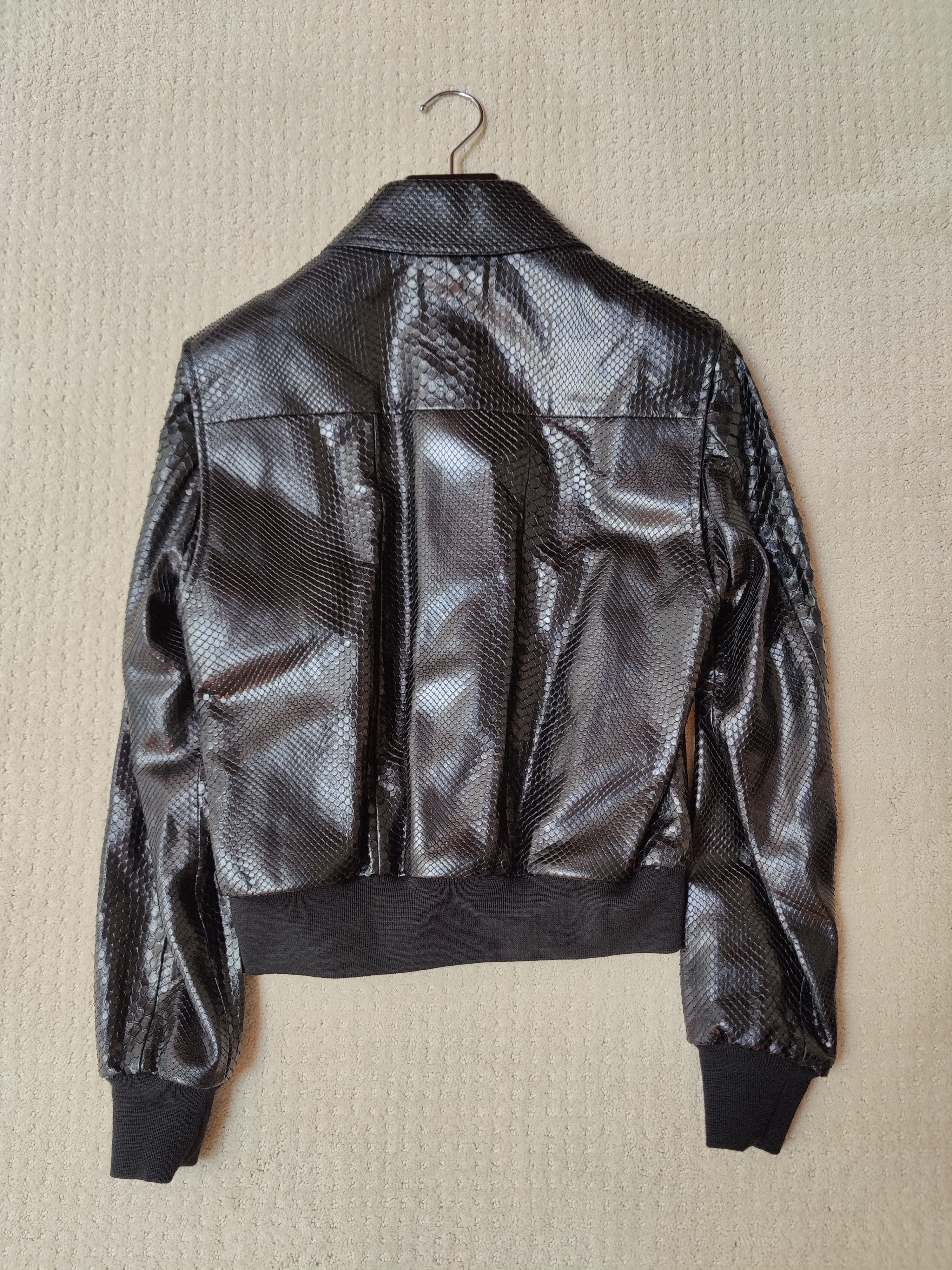 Celine × Hedi Slimane Ultra Rare SS19 Python Leather Jacket