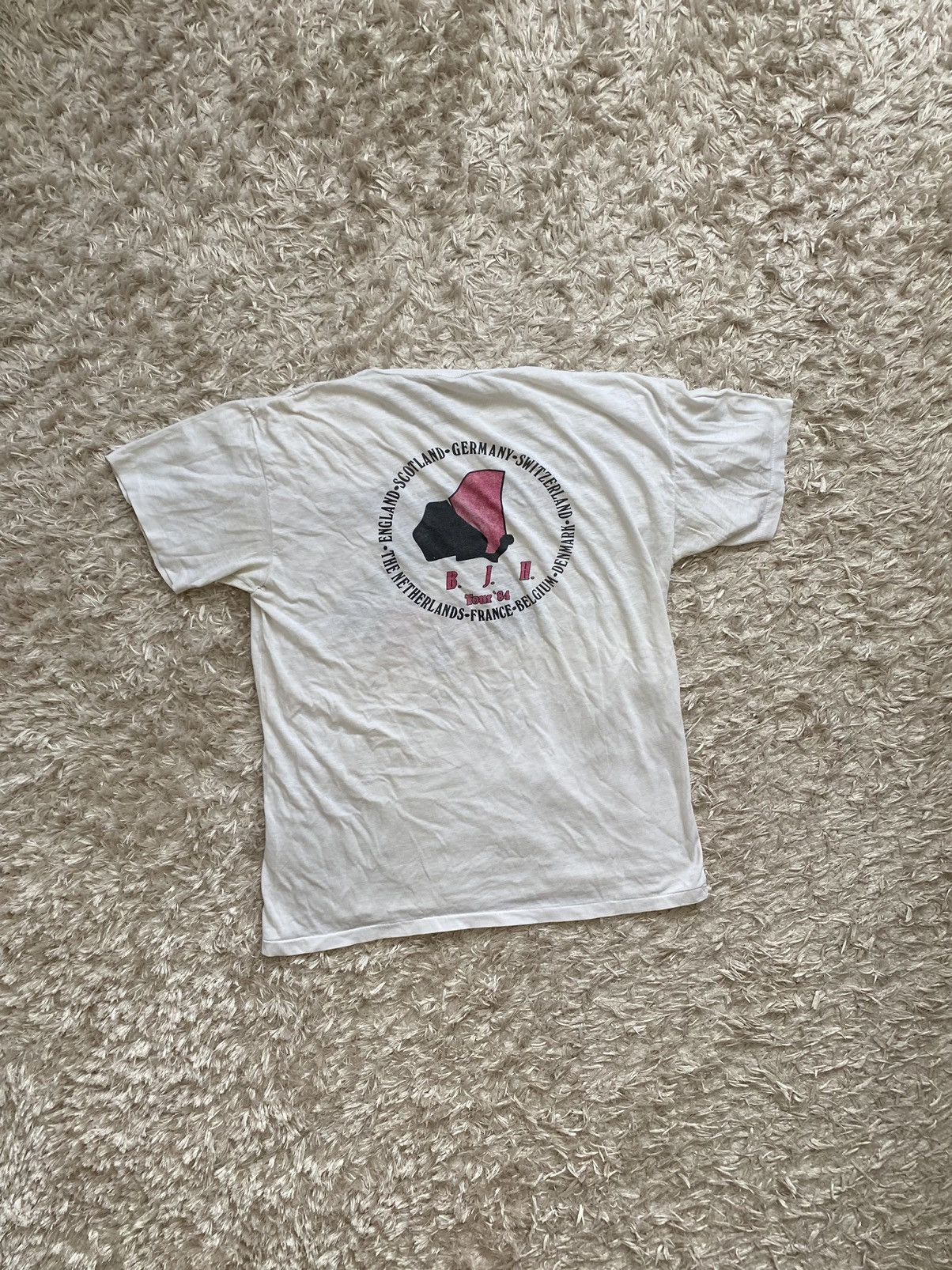 Band Tees × Vintage Vintage shirt Barclay James Harvest Tour 1984 very rare Size US XL / EU 56 / 4 - 2 Thumbnail