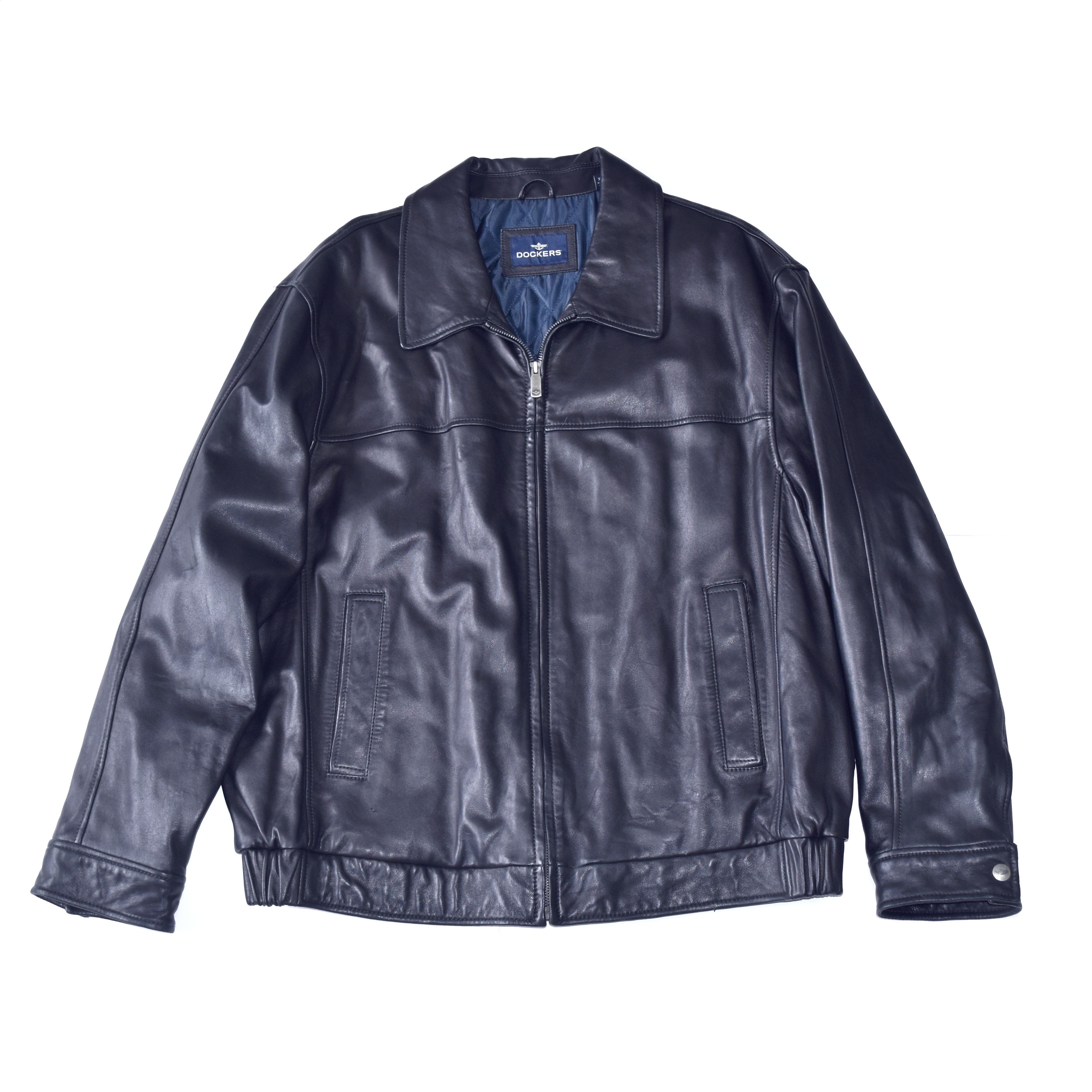 Dockers Leather Coat Quilt Lining