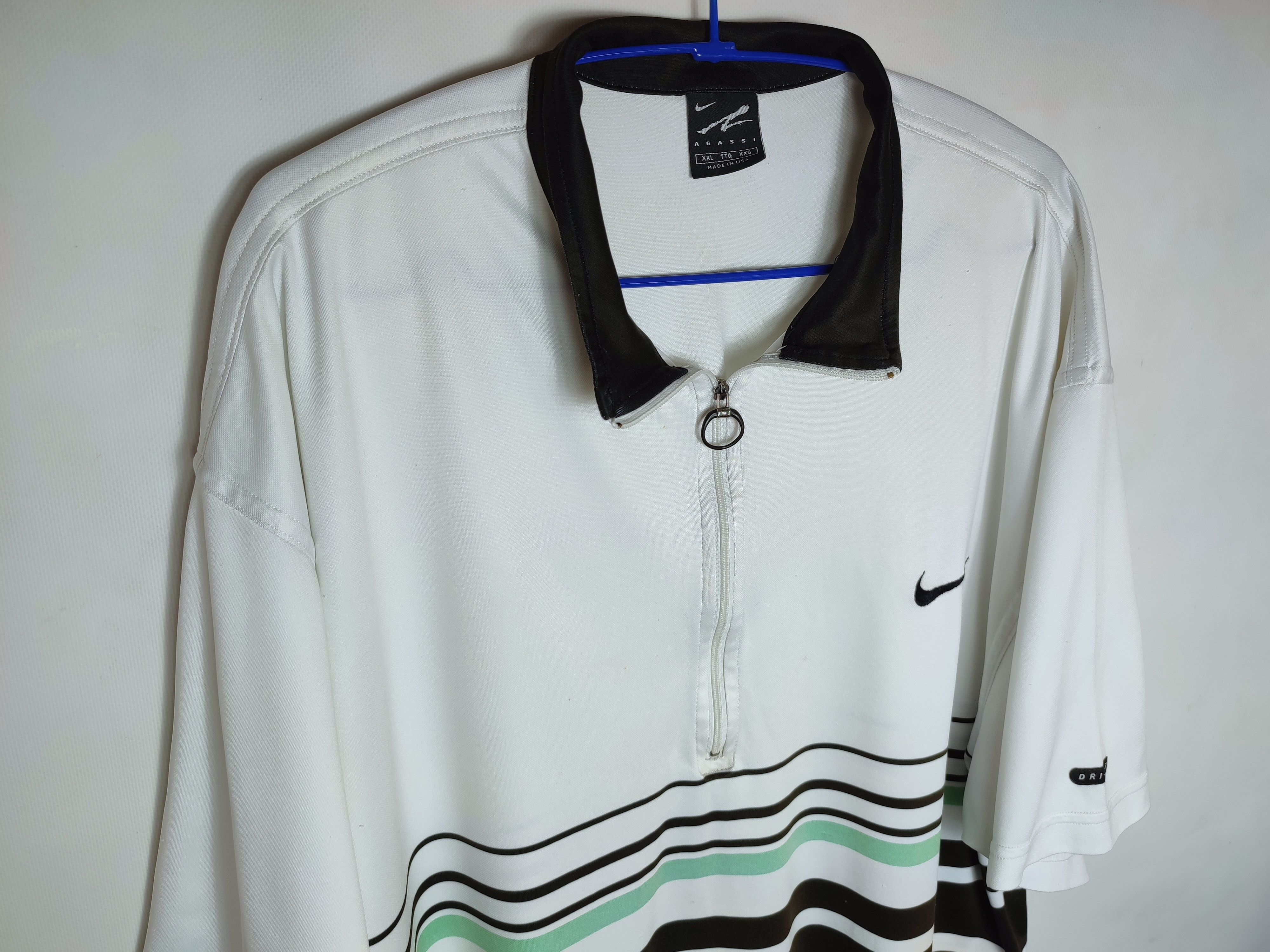 Nike Vintage Nike Aggasi Court Jersey Size US XXL / EU 58 / 5 - 1 Thumbnail
