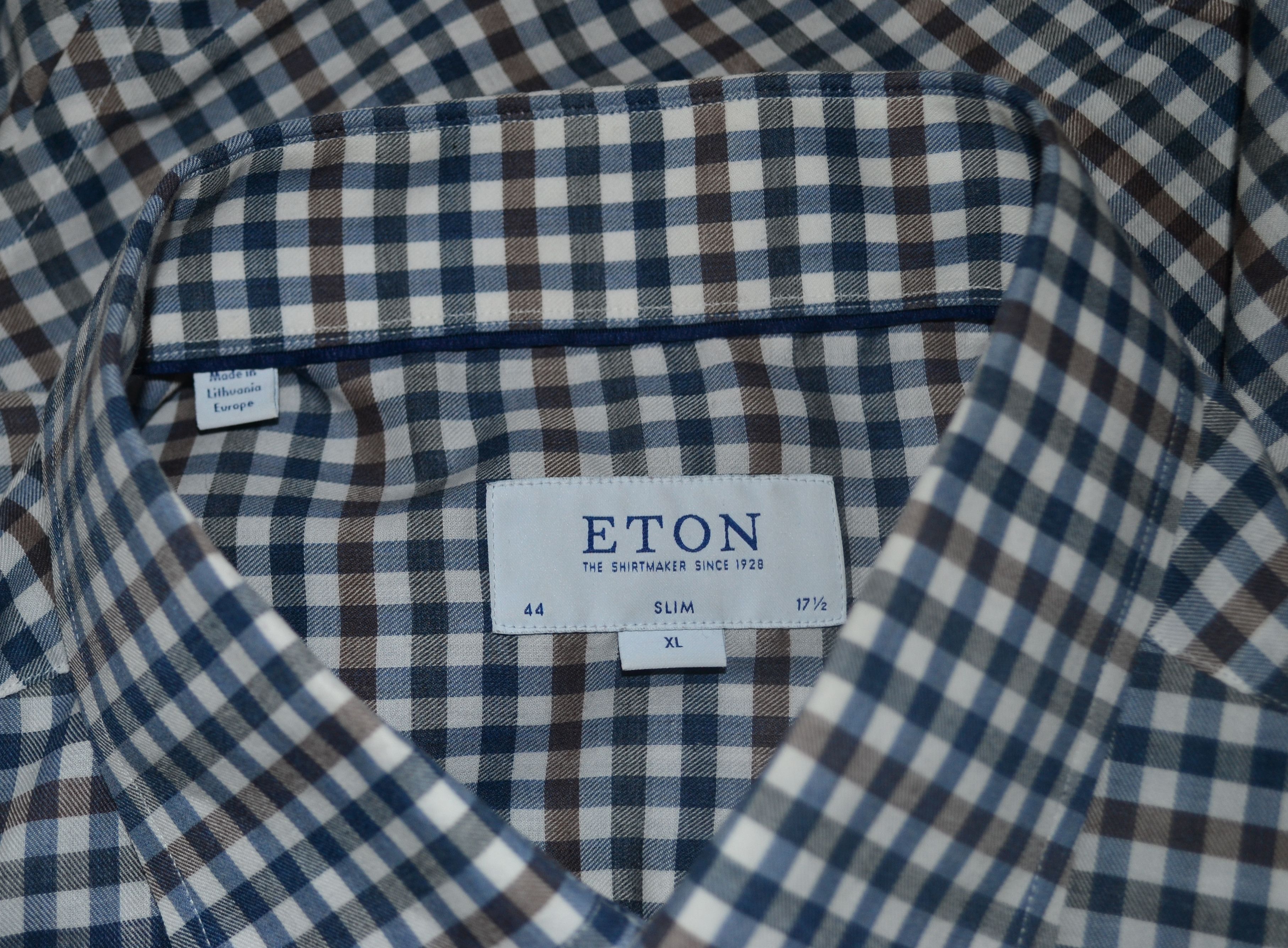 Designer × Eton Eton Checked Shirt Size 44 -17 1/2 Size US XL / EU 56 / 4 - 5 Thumbnail