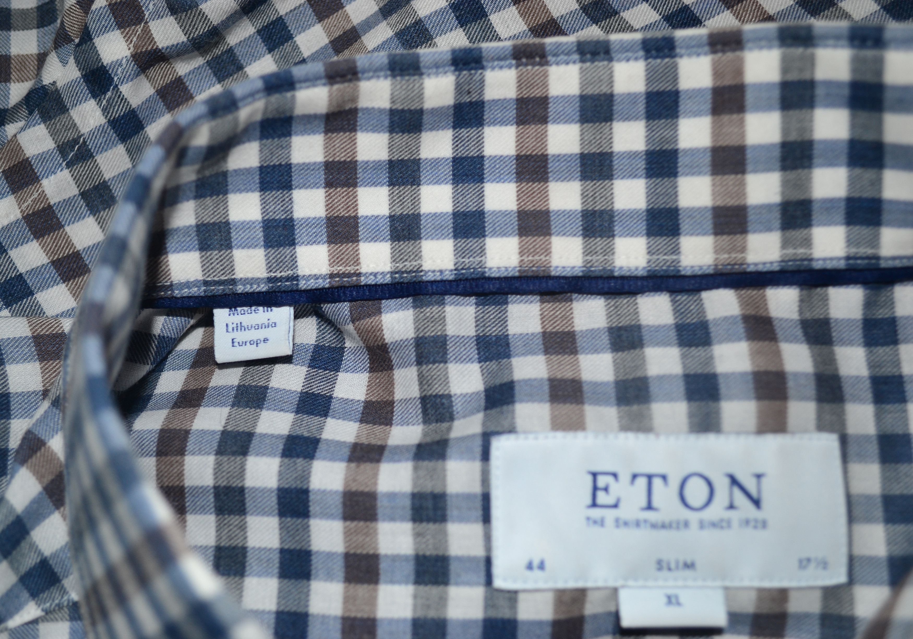 Designer × Eton Eton Checked Shirt Size 44 -17 1/2 Size US XL / EU 56 / 4 - 6 Thumbnail