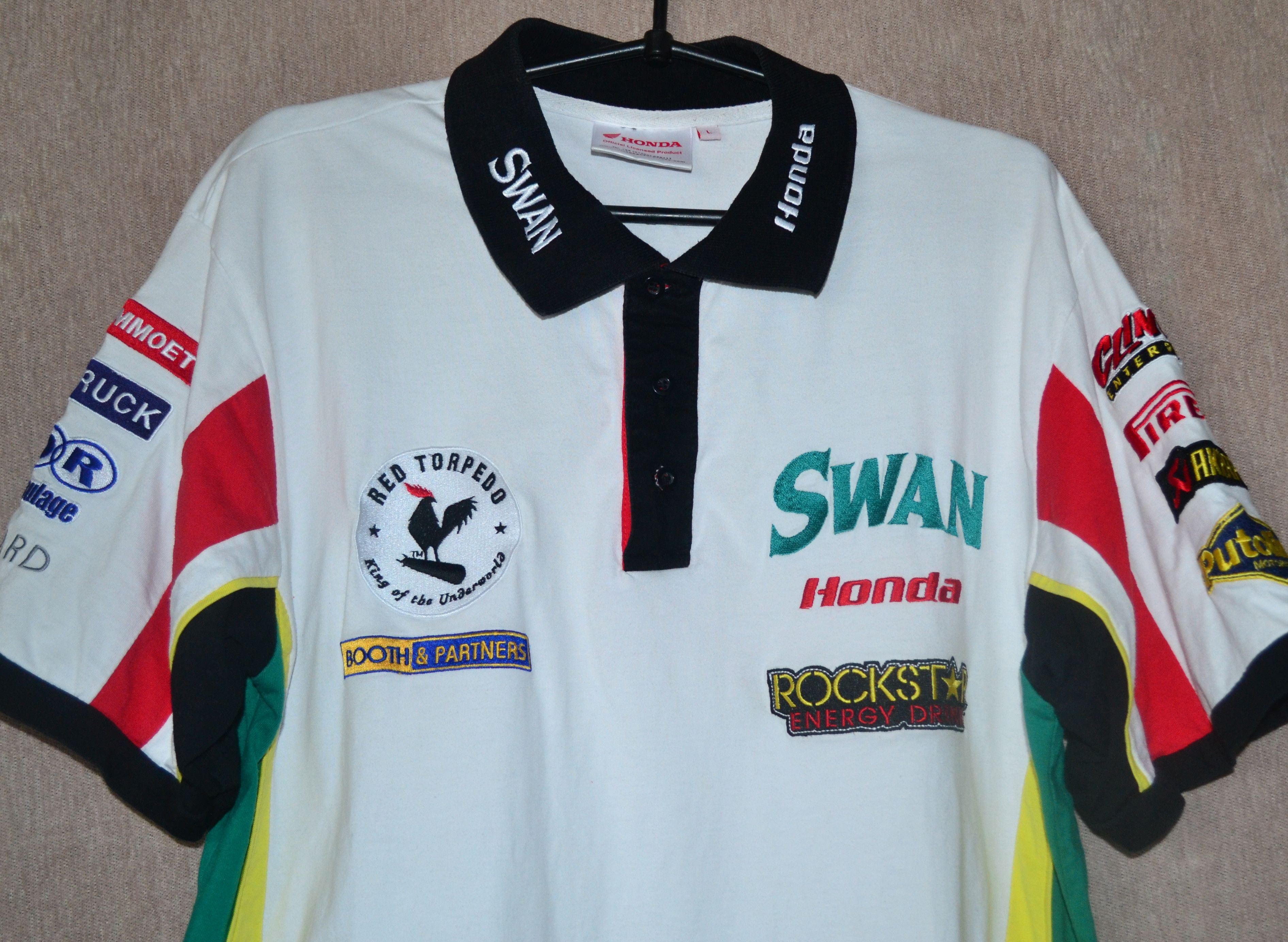 Honda Vintage LCR HONDA MOTOGP Racing Polo Size US L / EU 52-54 / 3 - 1 Thumbnail